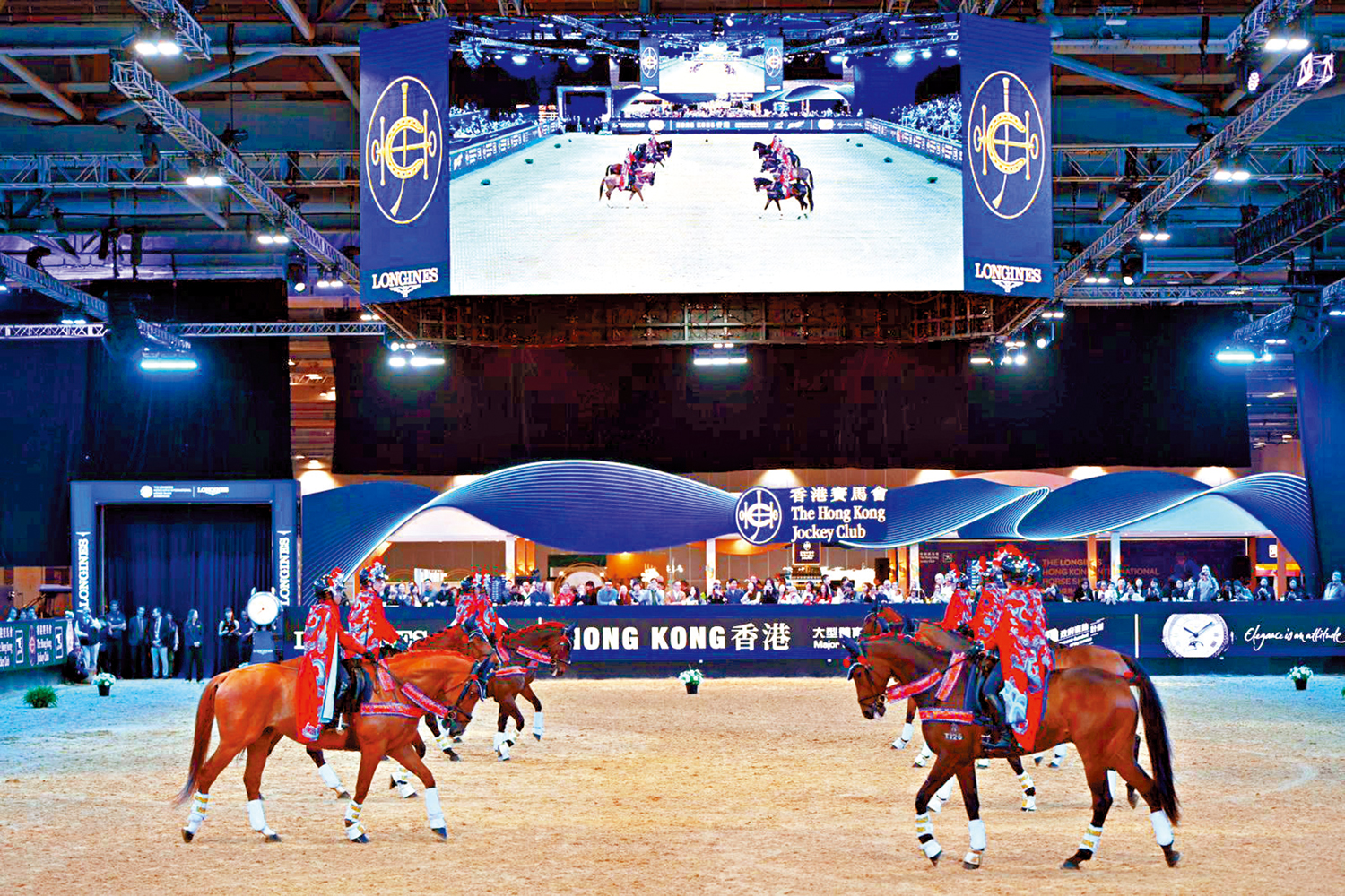 　　圖：香港國際馬術盛典在亞洲國際博覽館舉行。