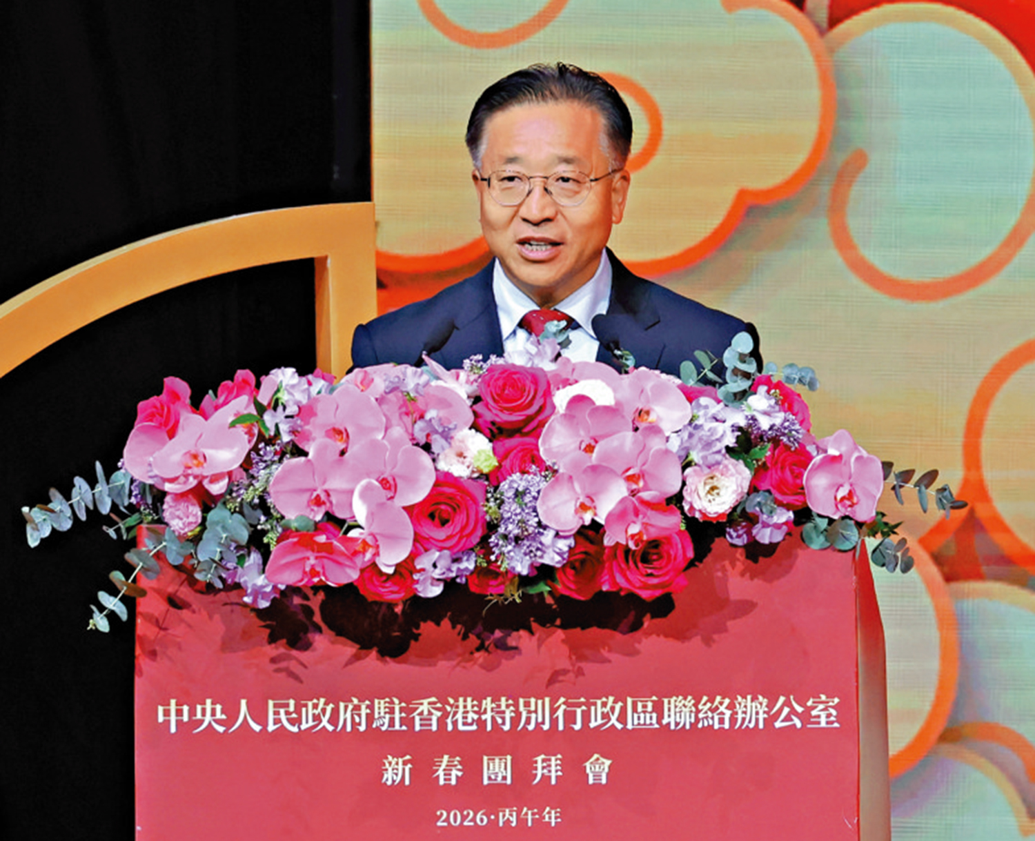 　　圖：崔建春指出，二O二六年是「十五五」規劃開局起步之年，中國特色大國外交迎來可以更有作為的新階段。\大公報記者林少權攝