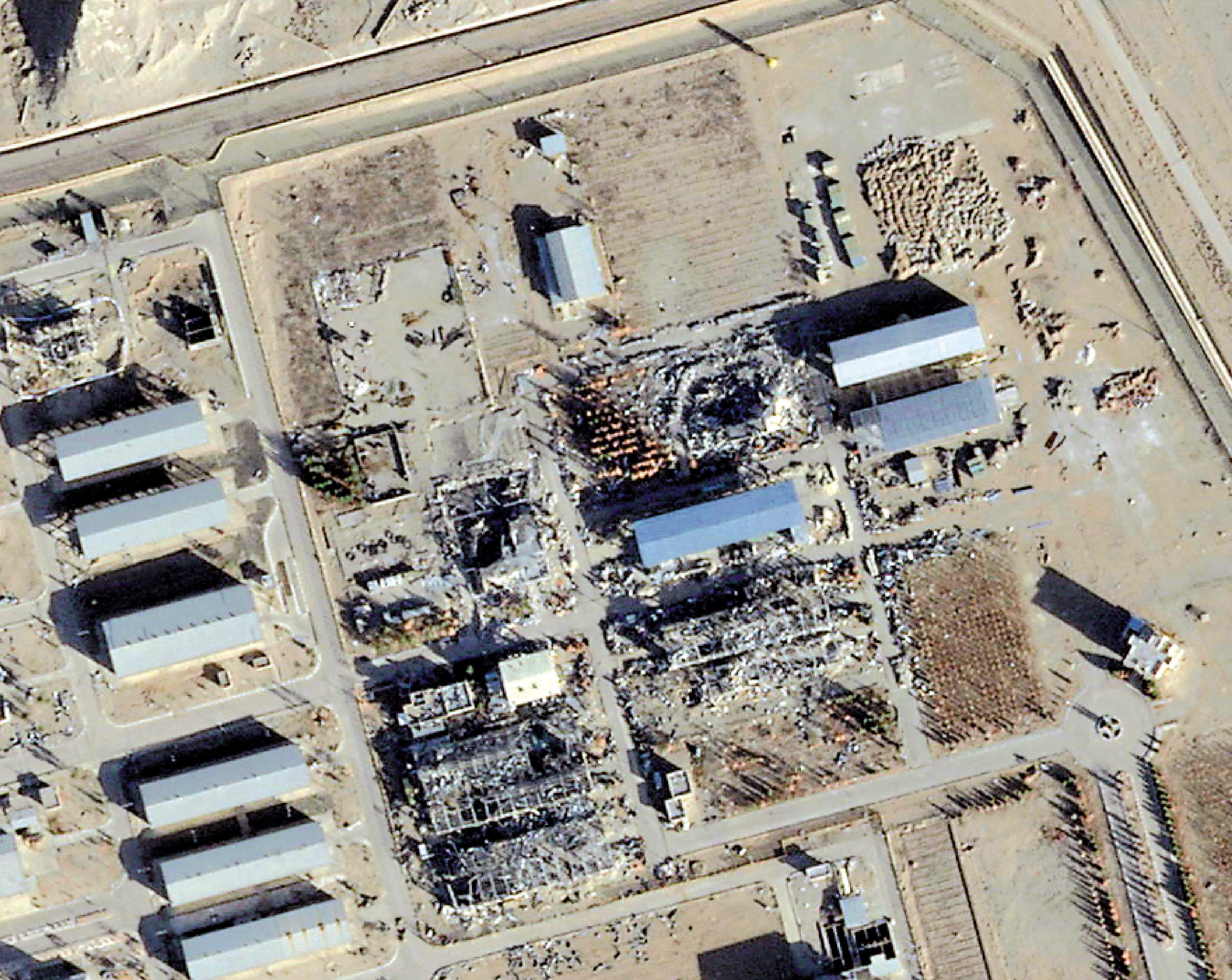 　　圖：衛星圖片顯示，伊朗伊斯法罕核設施已重新修繕。\路透社