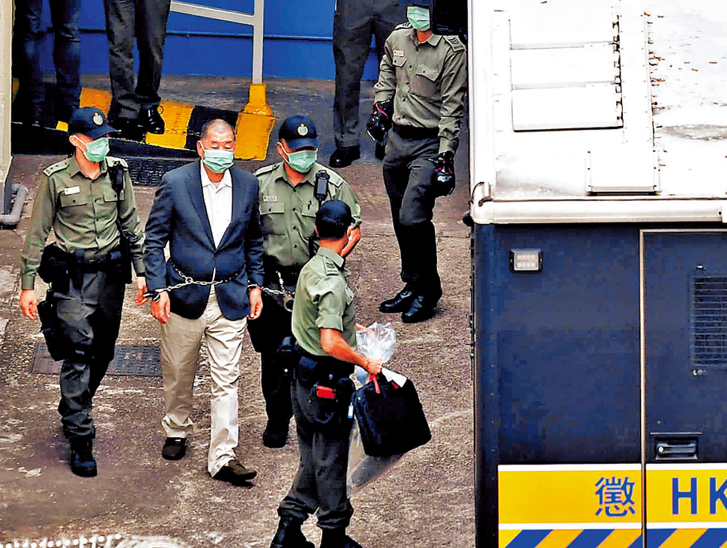 　　圖：各界斥黎智英勾外力危害國安，罪有應得。