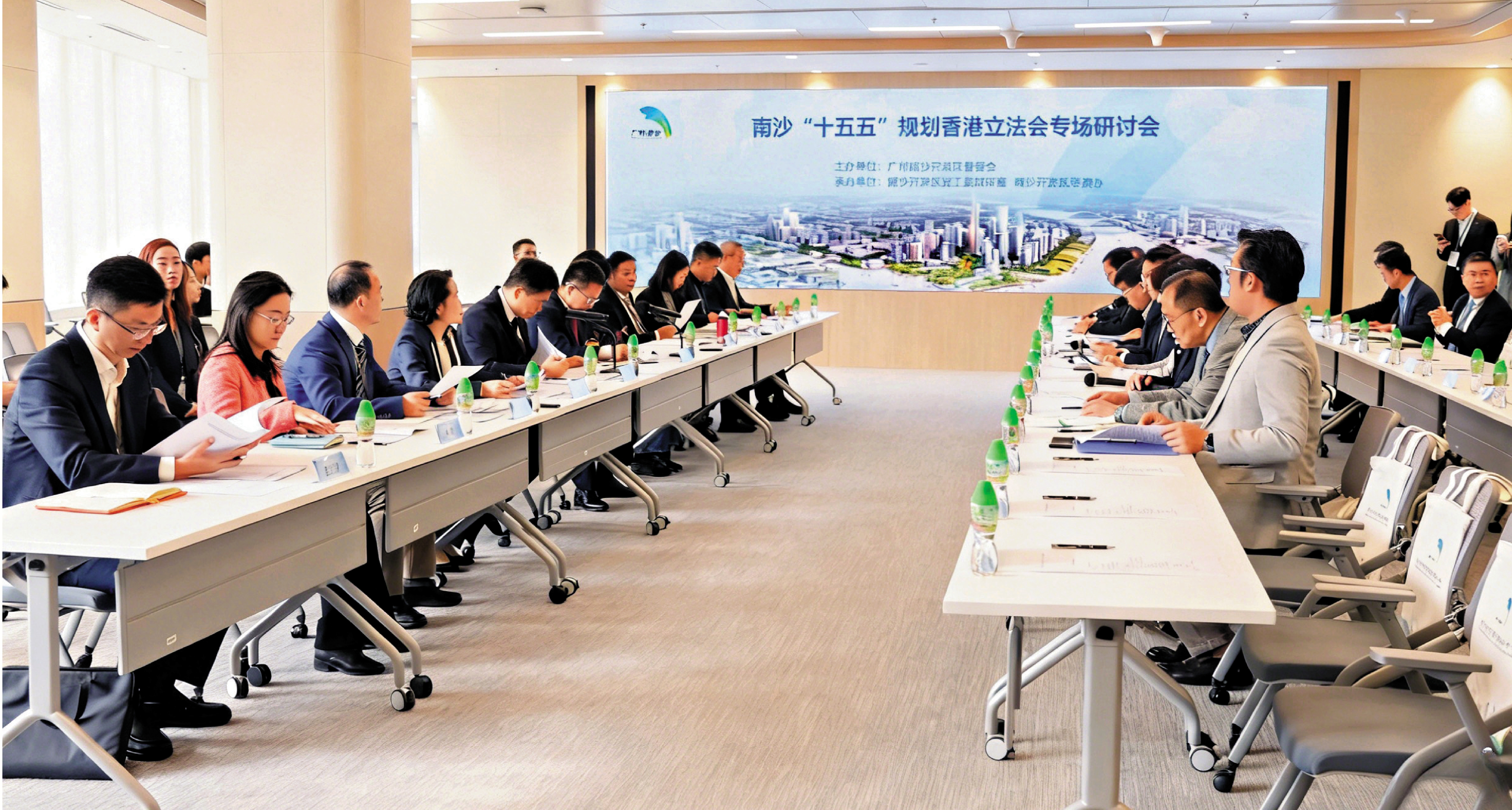 　　圖：南沙「十五五」規劃香港立法會專場研討會昨日舉行。\ 大公文匯全媒體記者劉妍伶攝