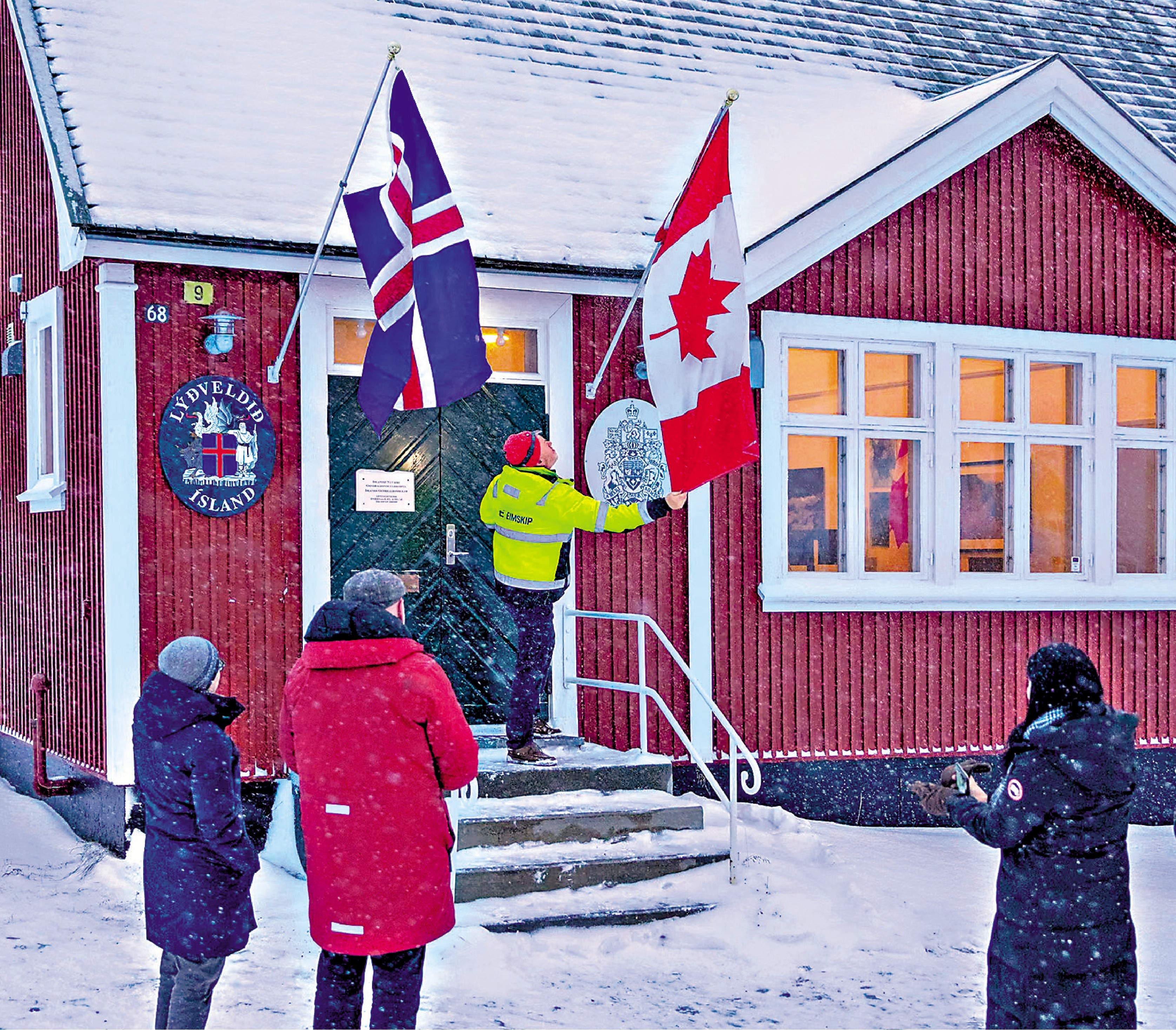 　　圖：加拿大駐格陵蘭島領事館6日正式啟用。\網絡圖片