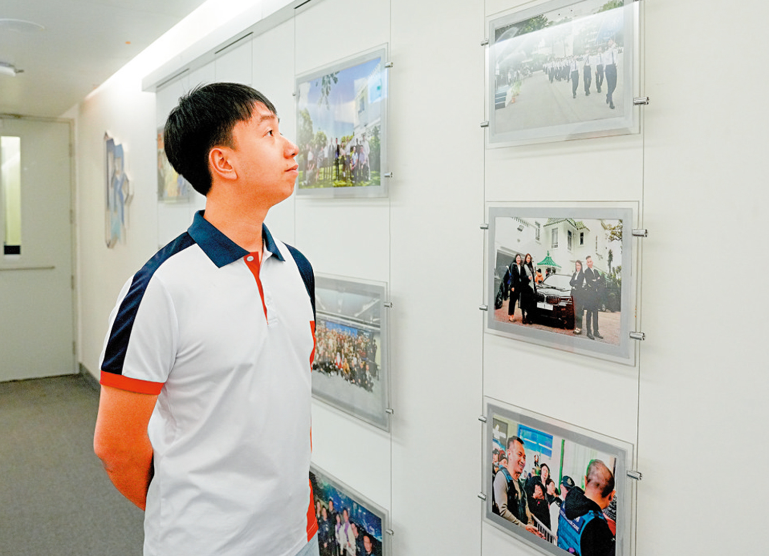 　　圖：郭宏晞表示，獲贈天安門國旗反映國家對少年警訊工作的充分肯定。