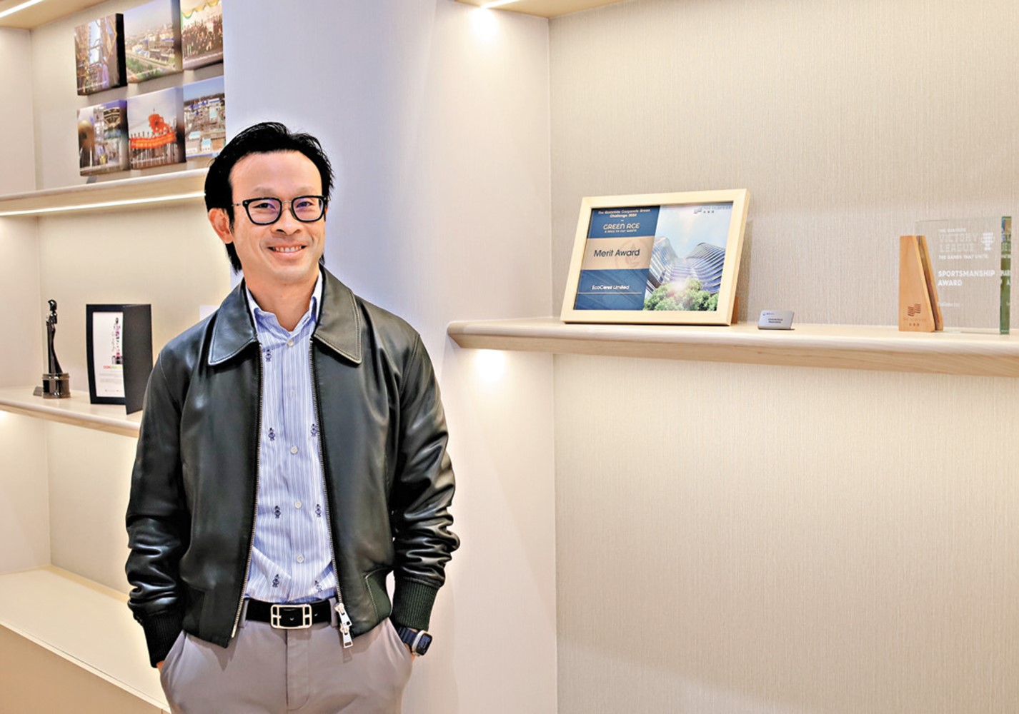 圖：陳英龍認為，企業要吸引資金，必須證明自己值得被投資。\大公報攝