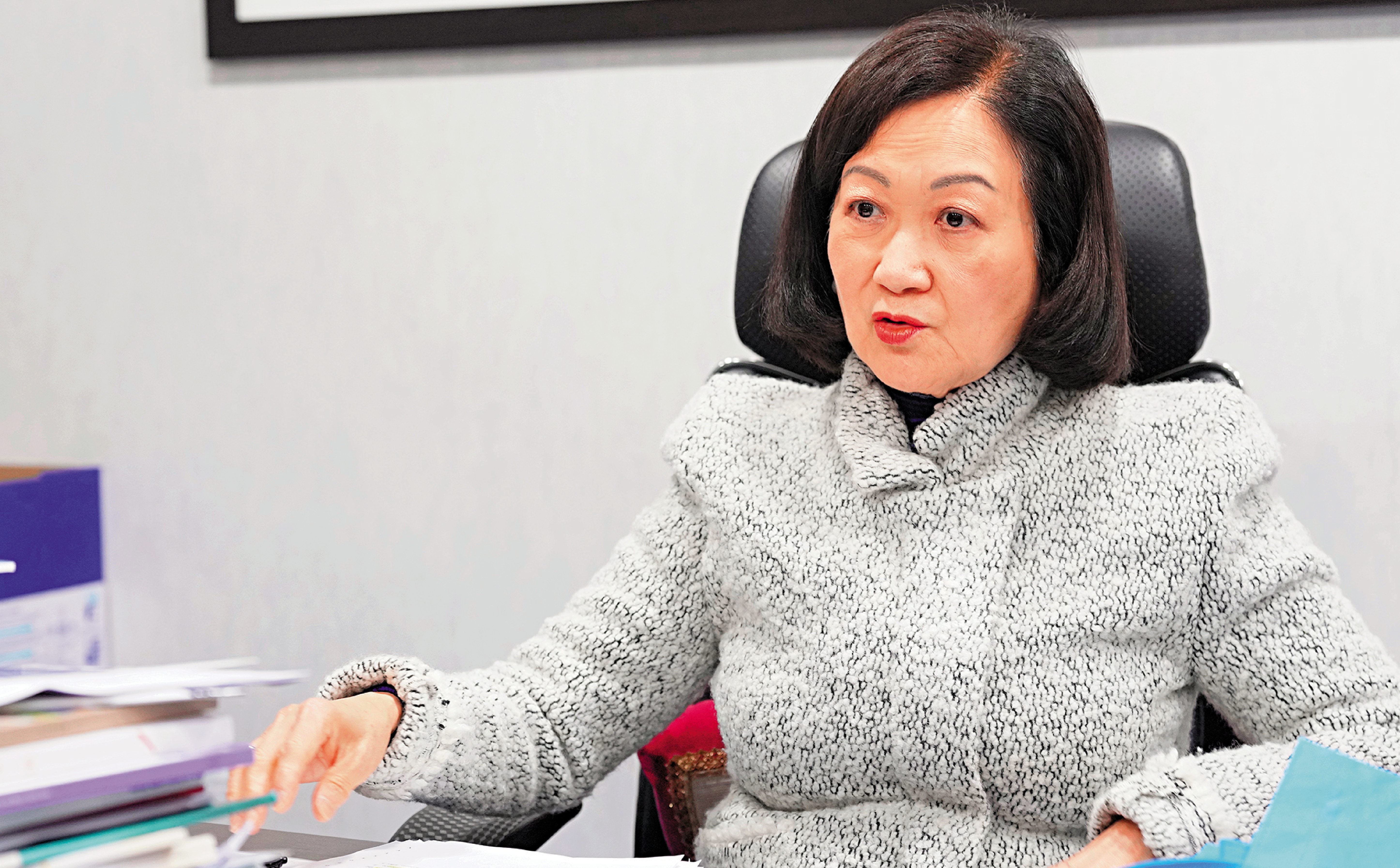 　　圖：葉劉淑儀指出，人工智能發展前景廣闊，香港未來一定要跟上發展趨勢，不斷學習創新。\大公報記者麥潤田攝