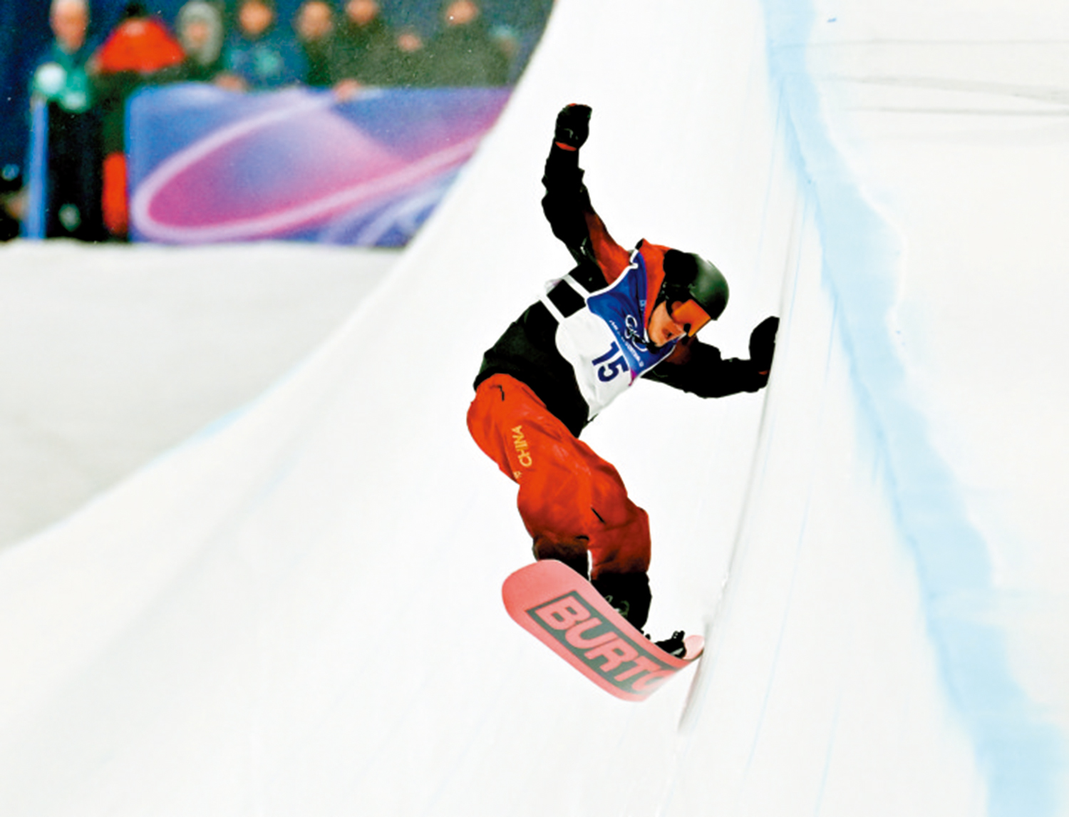 　　圖：中國選手王梓陽在比賽中。他獲得第九名。\新華社