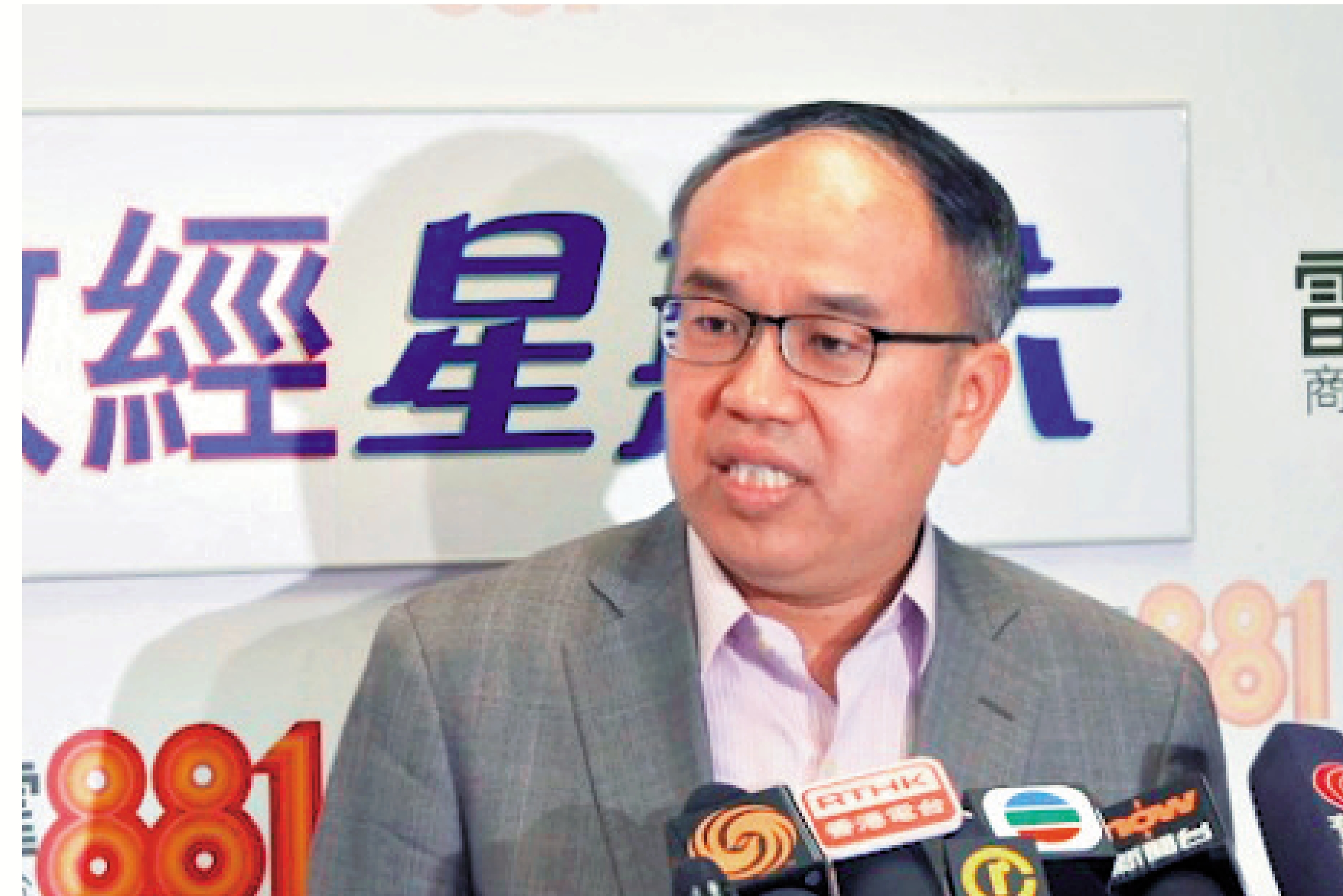 　　圖：許正宇表示，特區政府銳意推動新資產類別，包括債券和商品市場。