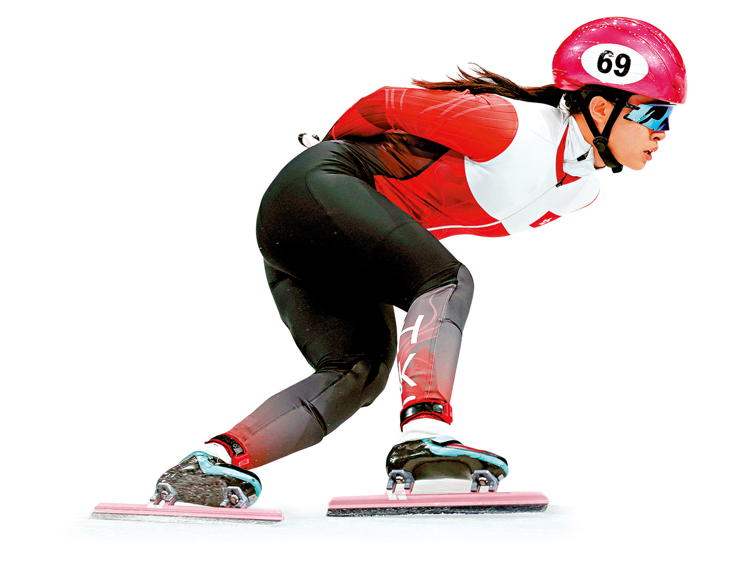 　　圖：林靜欣坦言沒有放棄才能創出佳績。\中新社