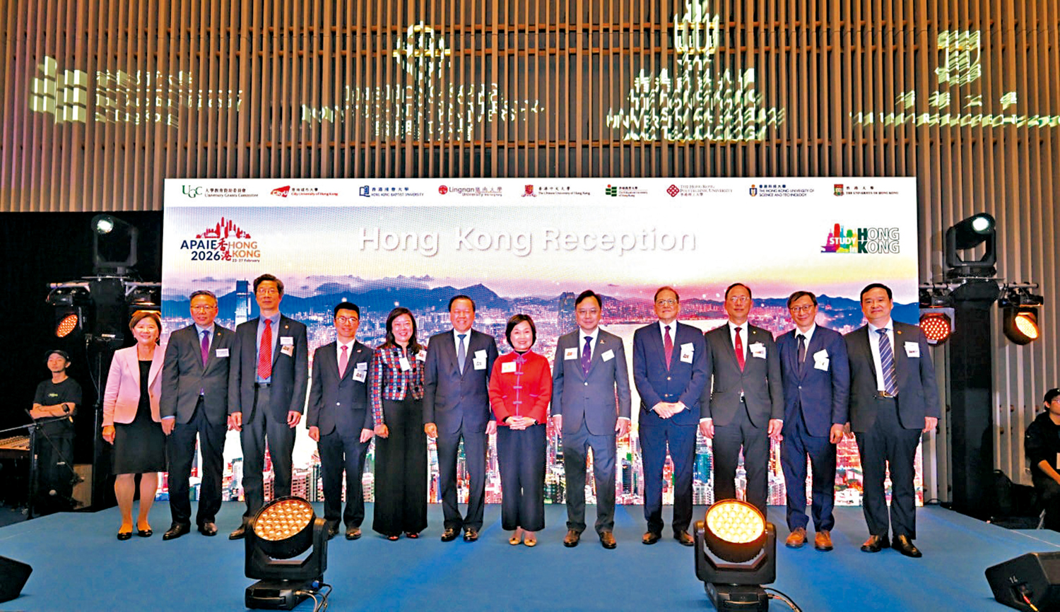 　　圖：蔡若蓮昨日出席「留學香港周」啟動禮。