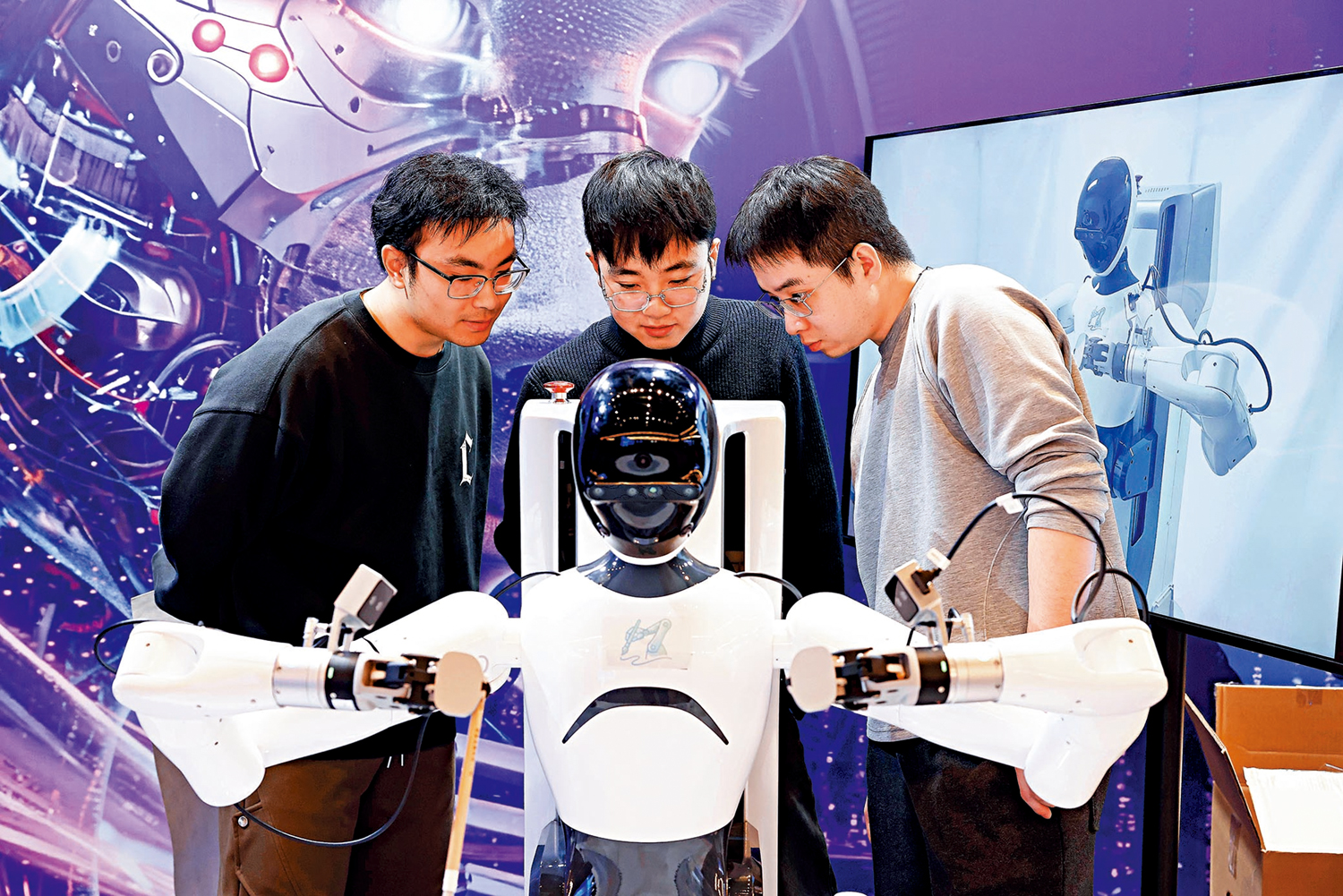 　　圖：中國機器人發展迅速，不單重構了高端裝備製造業的競爭格局，更可成為賦能千行百業的新質生產力。