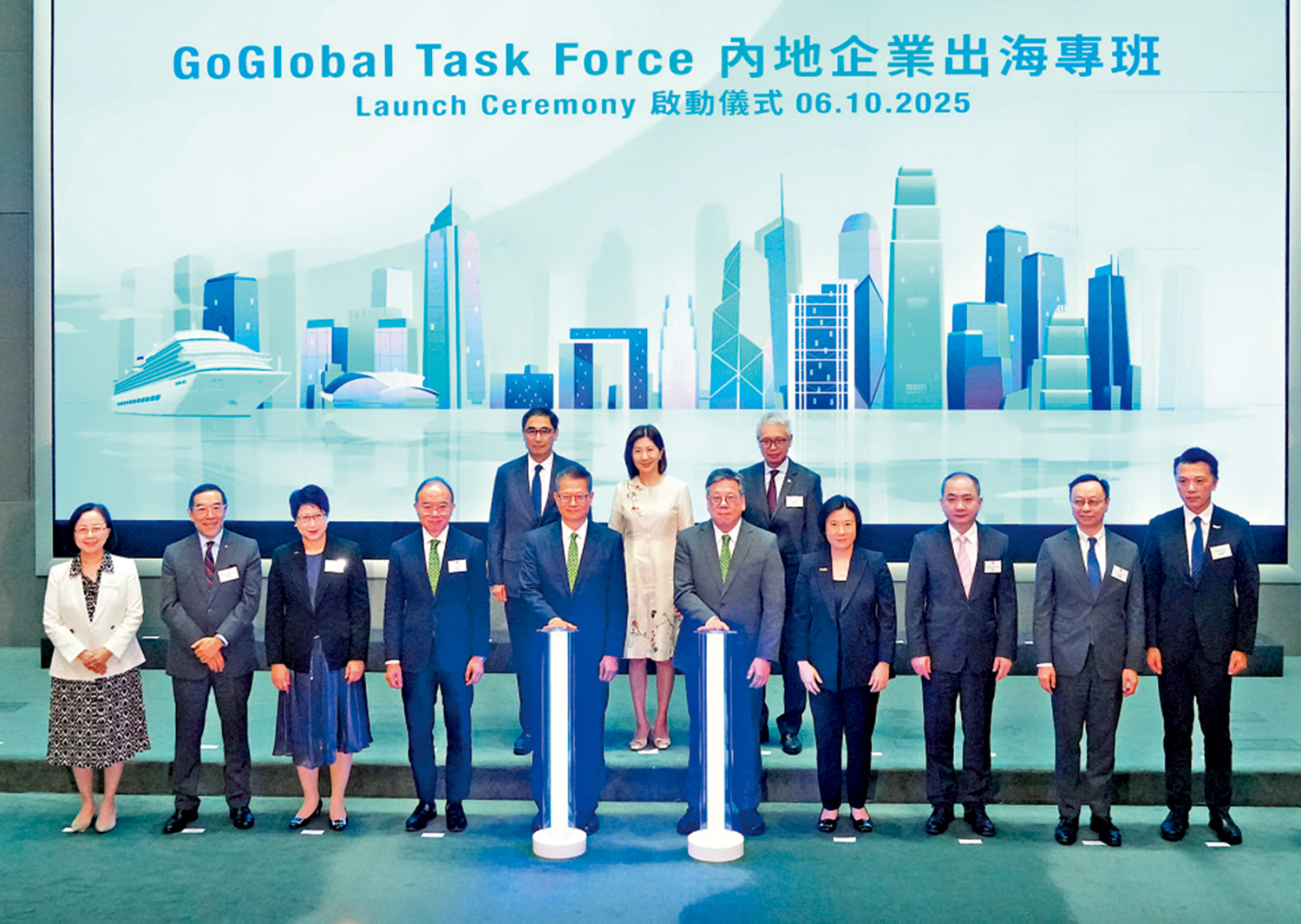 　　圖：特區政府去年新成立「內地企業出海專班」，助內地企業開拓海外市場。