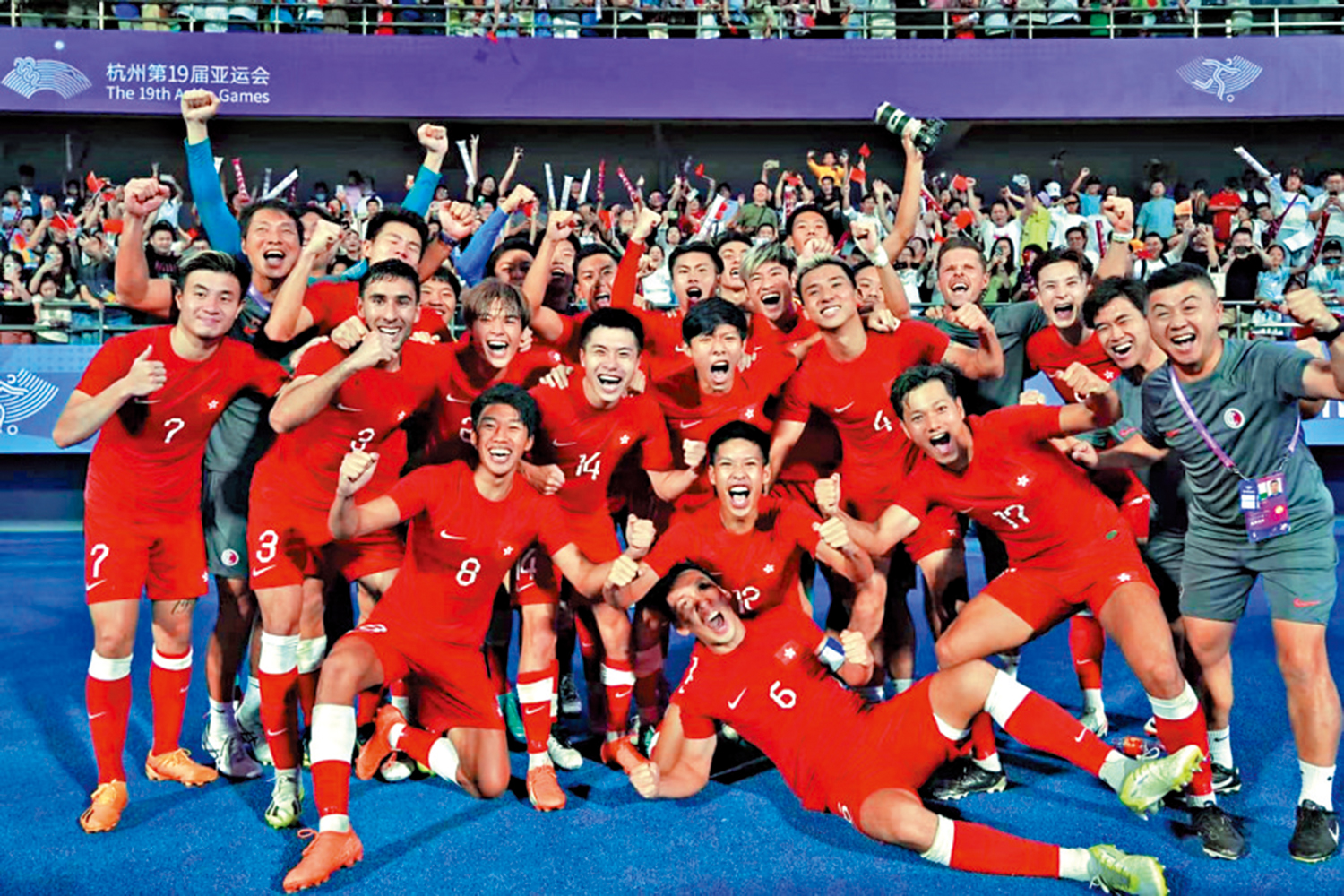 　　圖：香港男足是本地最受歡迎的隊伍之一。