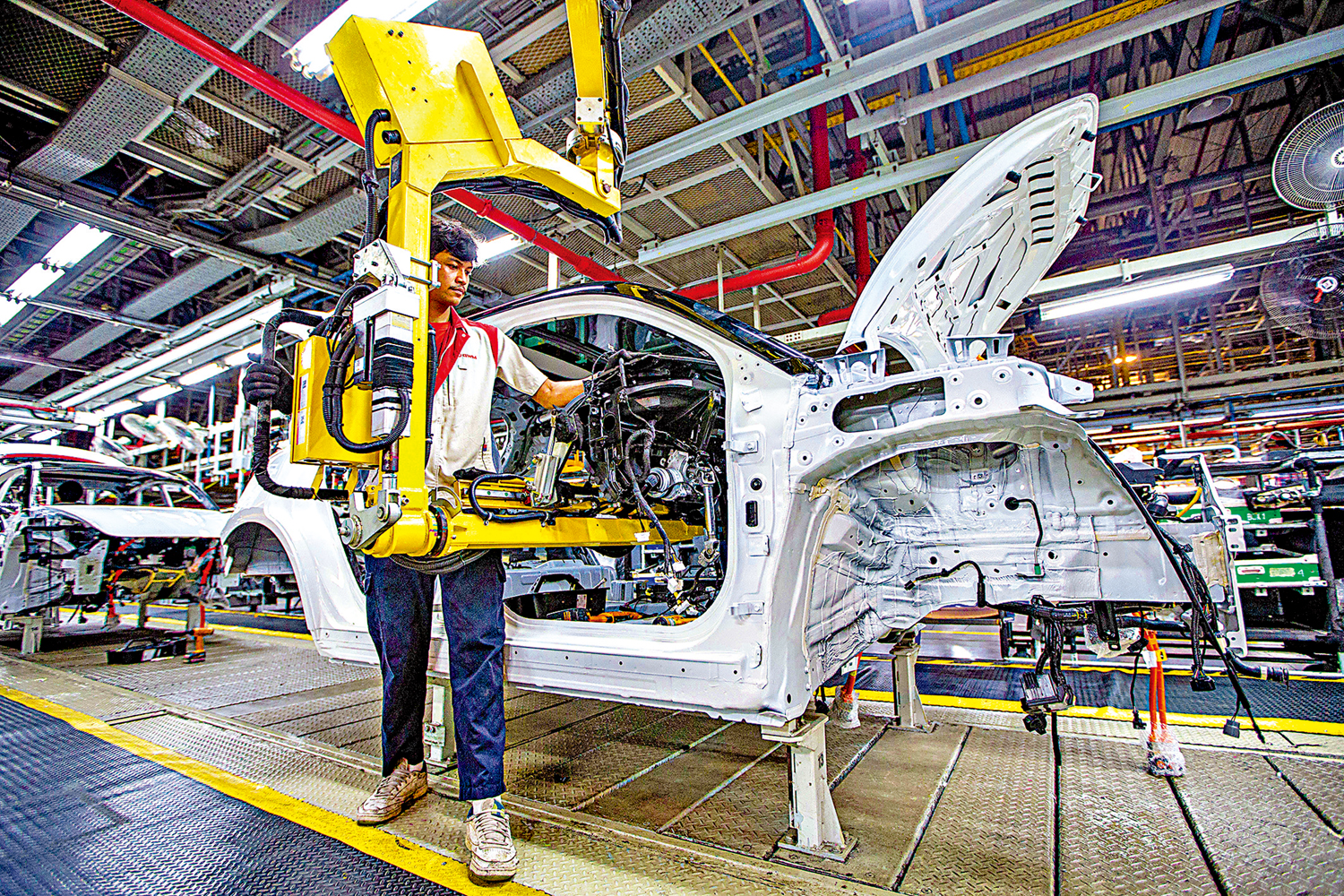 　　圖：近年不少中國車企在海外設立車廠。圖為位於泰國羅勇的長城新能源汽車製造基地。