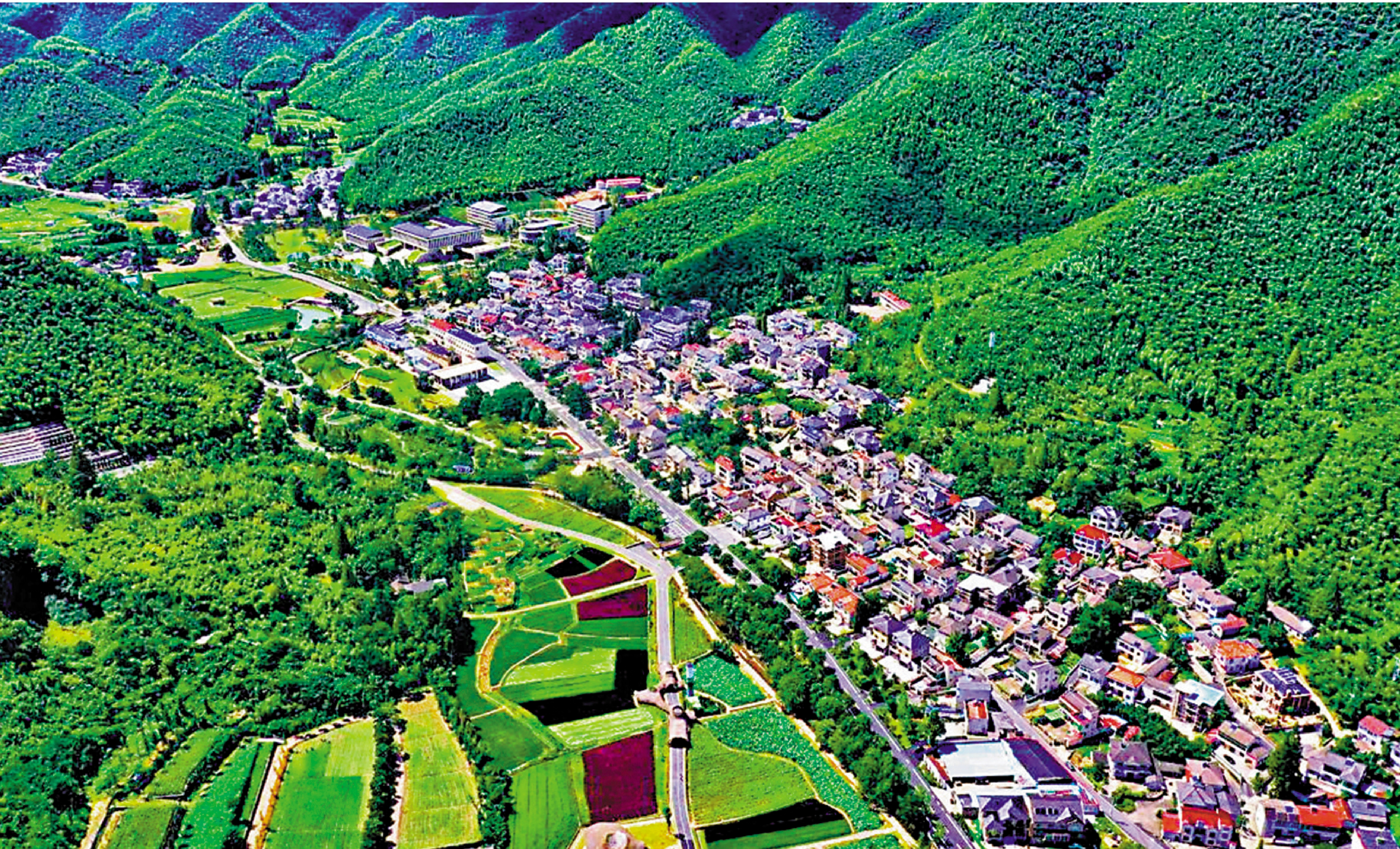 　　圖：浙江省湖州市安吉縣余村一景。/資料圖片