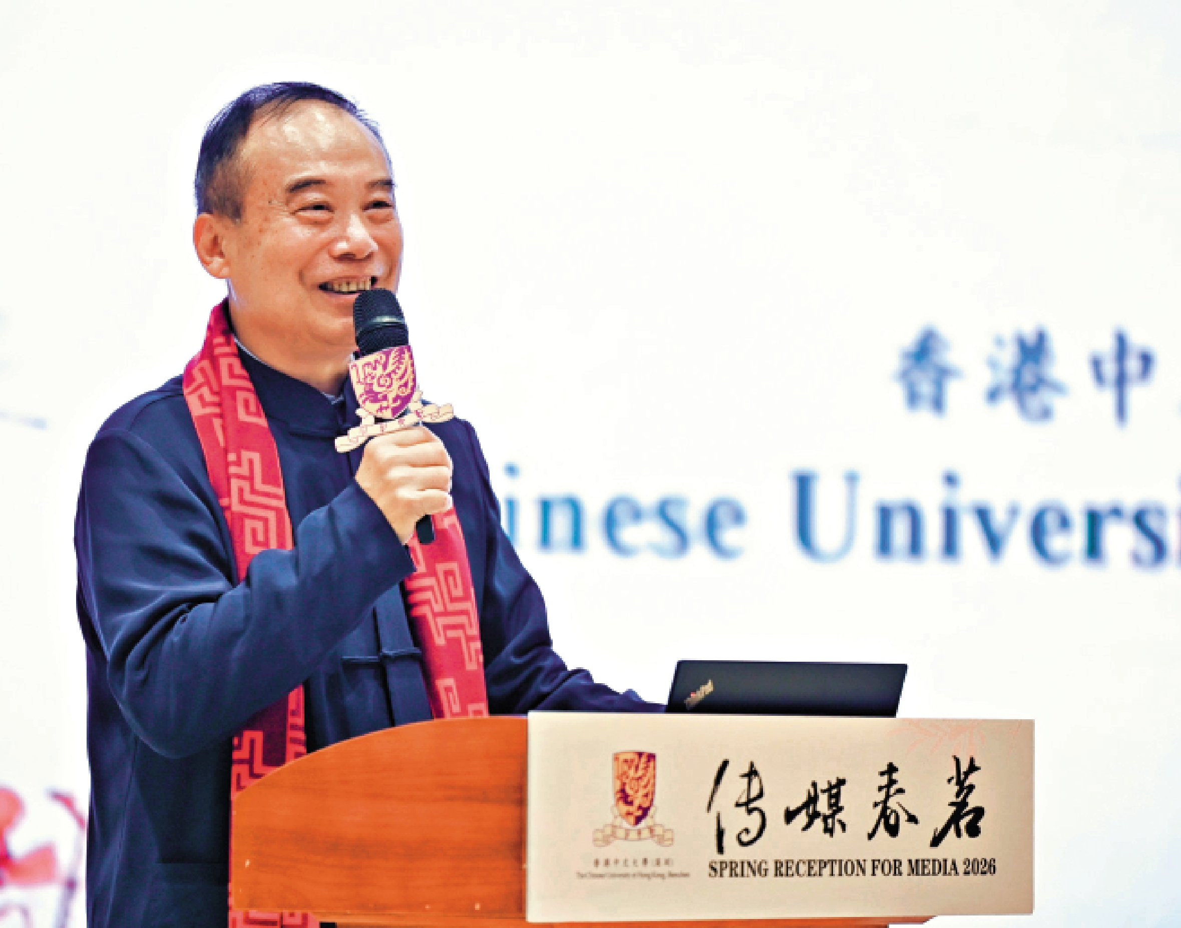 　　圖：香港中文大學（深圳）校長徐揚生。