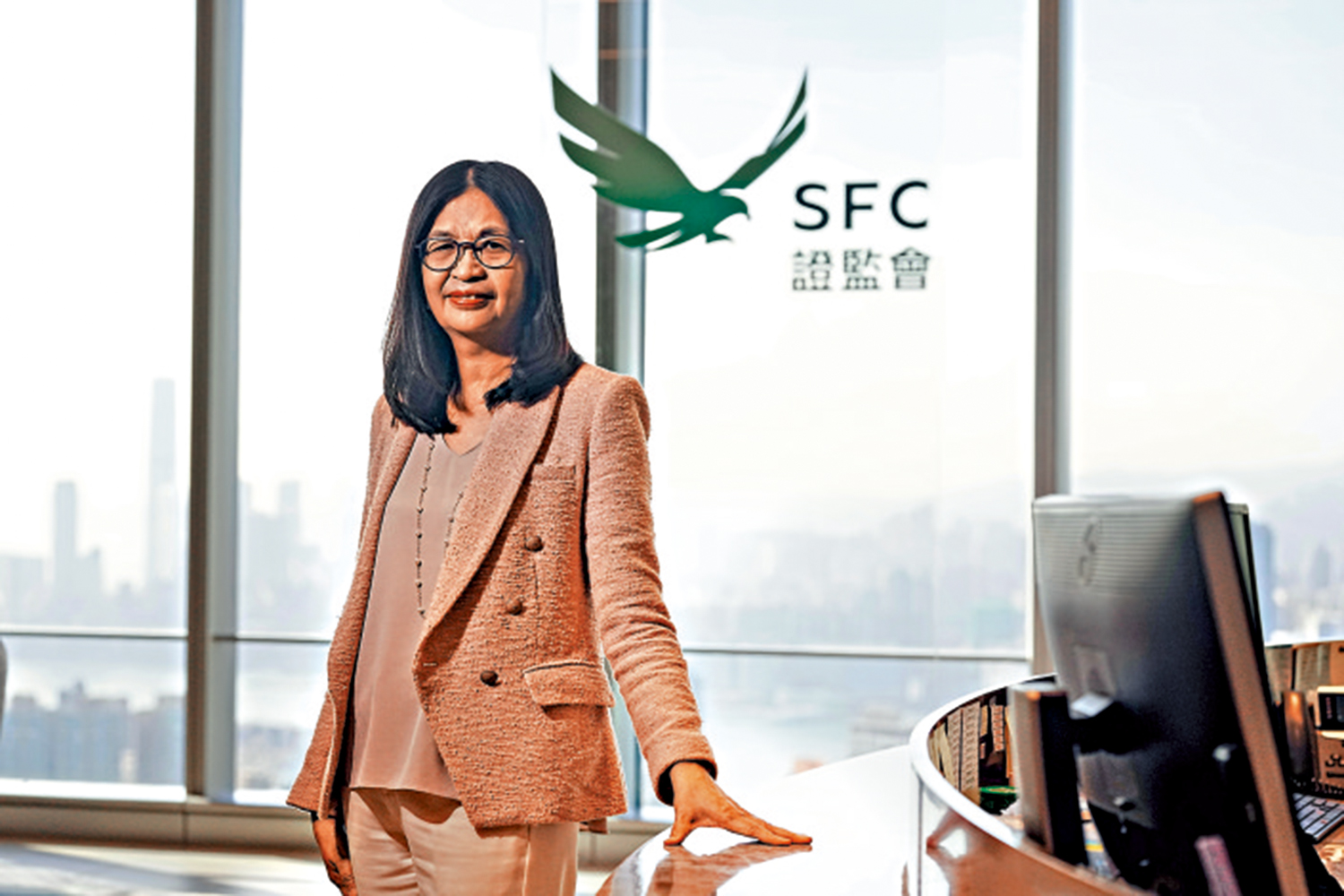 　　圖：梁鳳儀表示，港股市場改善流動性措施已有效降低交易成本。
