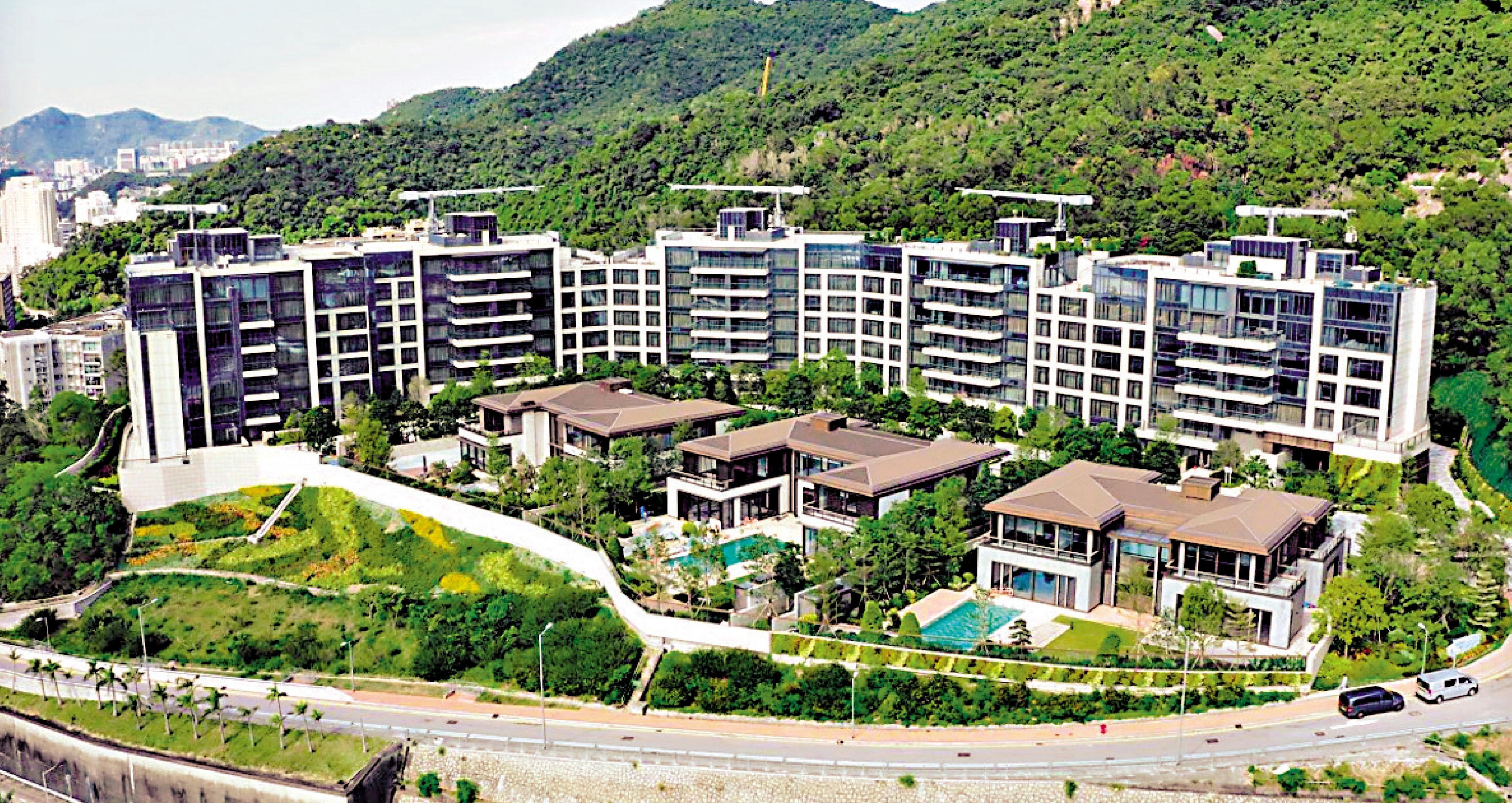 　　圖：緹外累售48伙，總成交金額逾145億元。