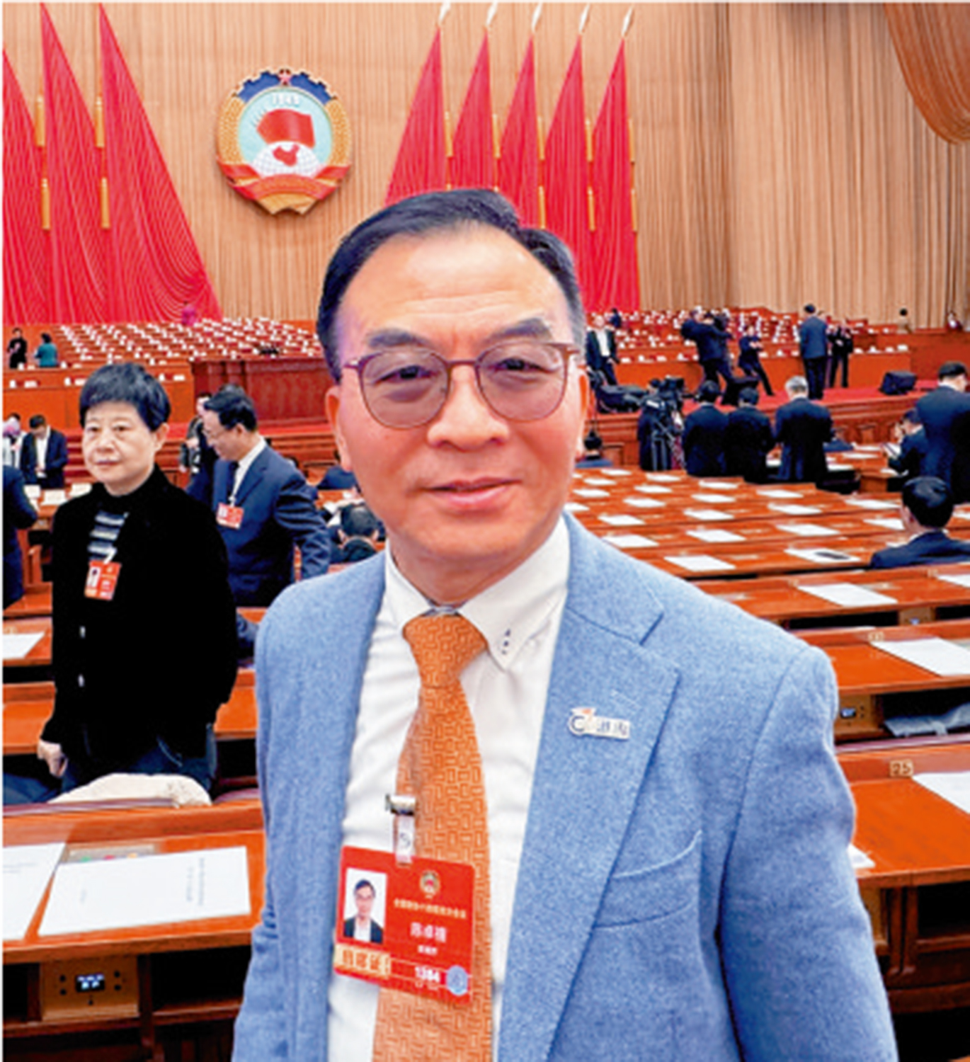 　　圖：陳卓禧表示，政府工作報告支持香港融入國家發展大局，香港高校大有可為。