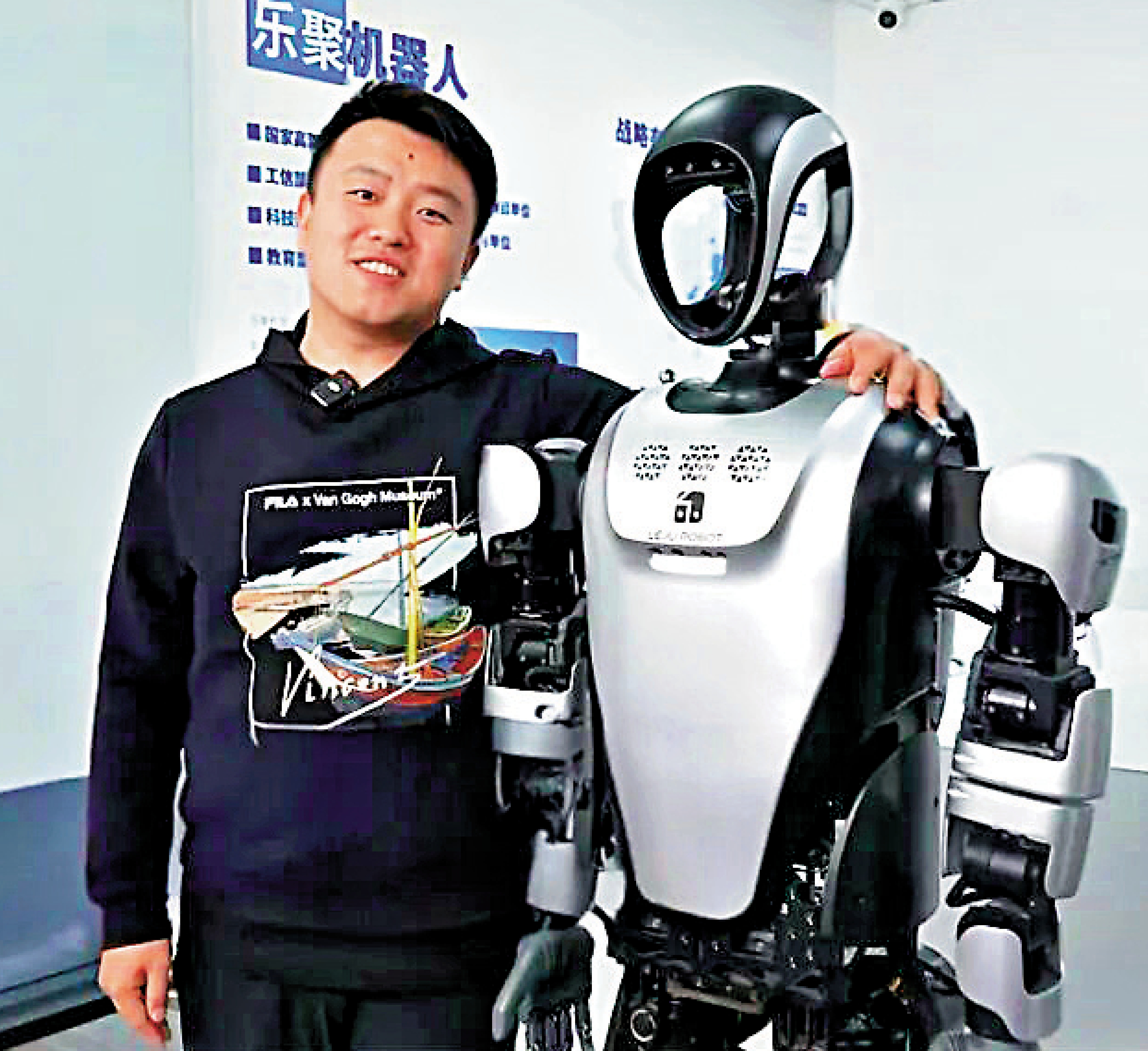 　　圖：樂聚機器人首席技術官兼董事長冷曉琨。\受訪者供圖