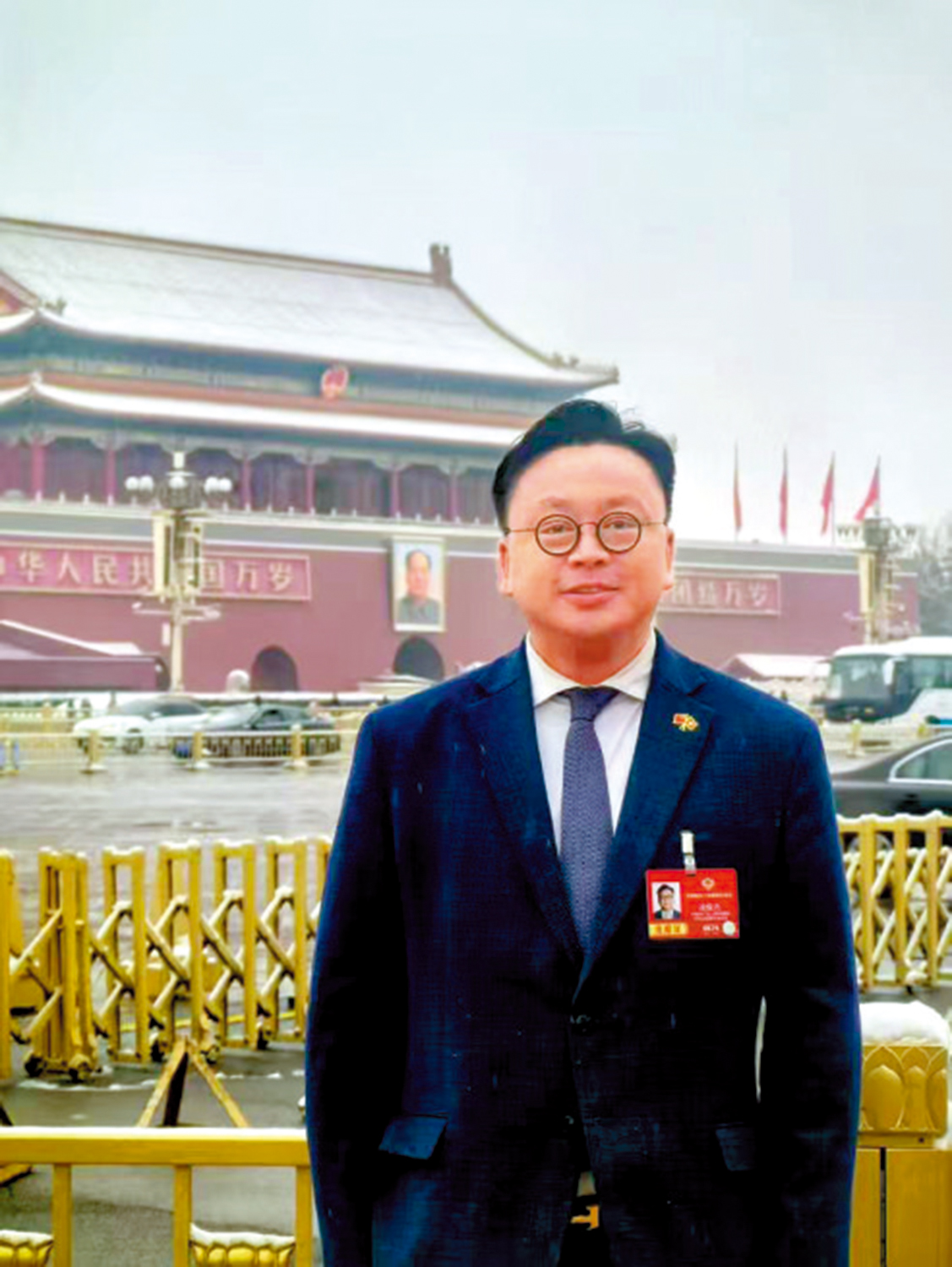 　　圖：凌俊傑表示，北京行感受到新質生產力的效率與溫度。