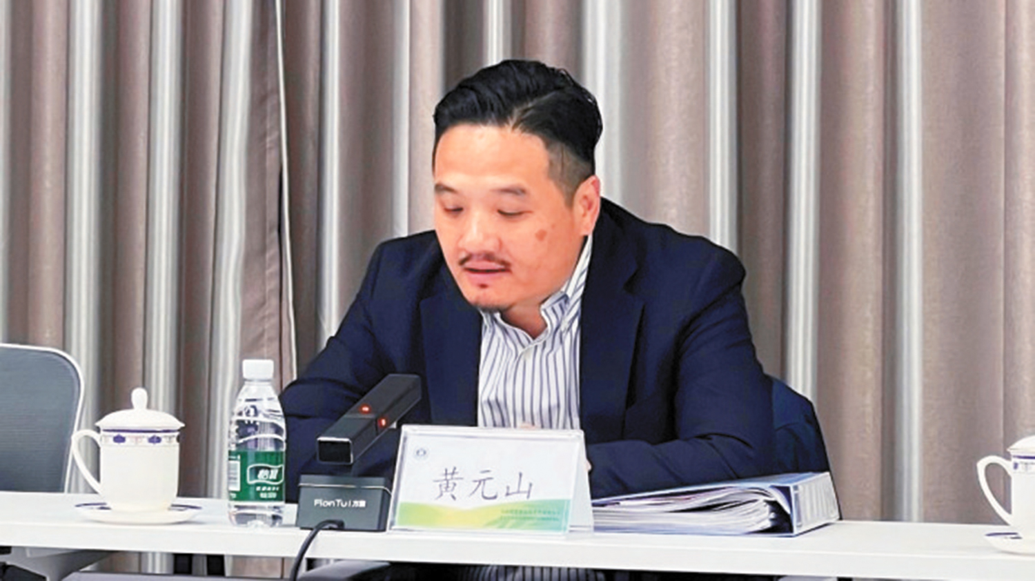 　　圖：黃元山表示，香港可善用優勢，服務國家實現「雙碳」目標。