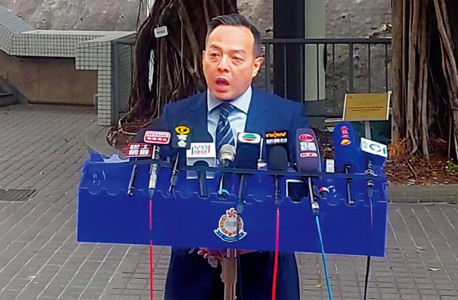 　　圖：宏福苑上周發生盜竊案，周一鳴表示，接獲八十一宗宏福苑居民報案。