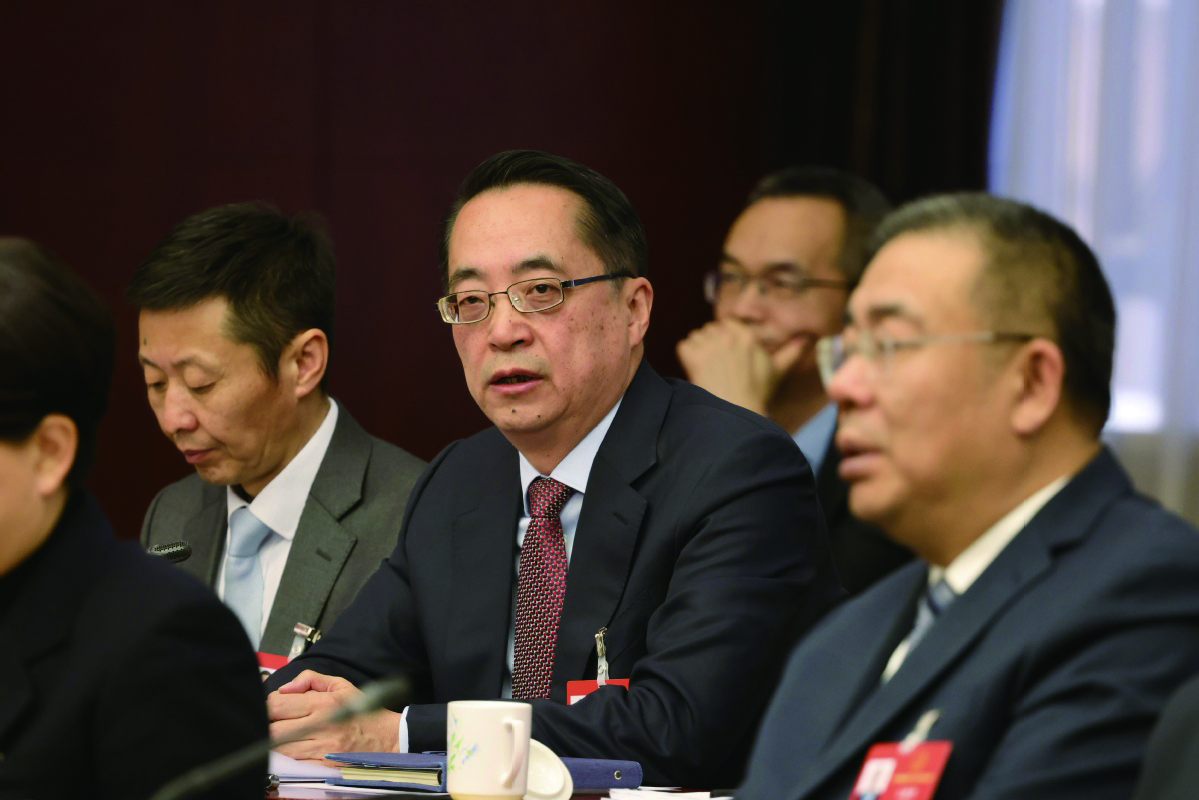 　　圖：全國人大代表、臨汾市委書記李雲峰。（來源：中國日報）