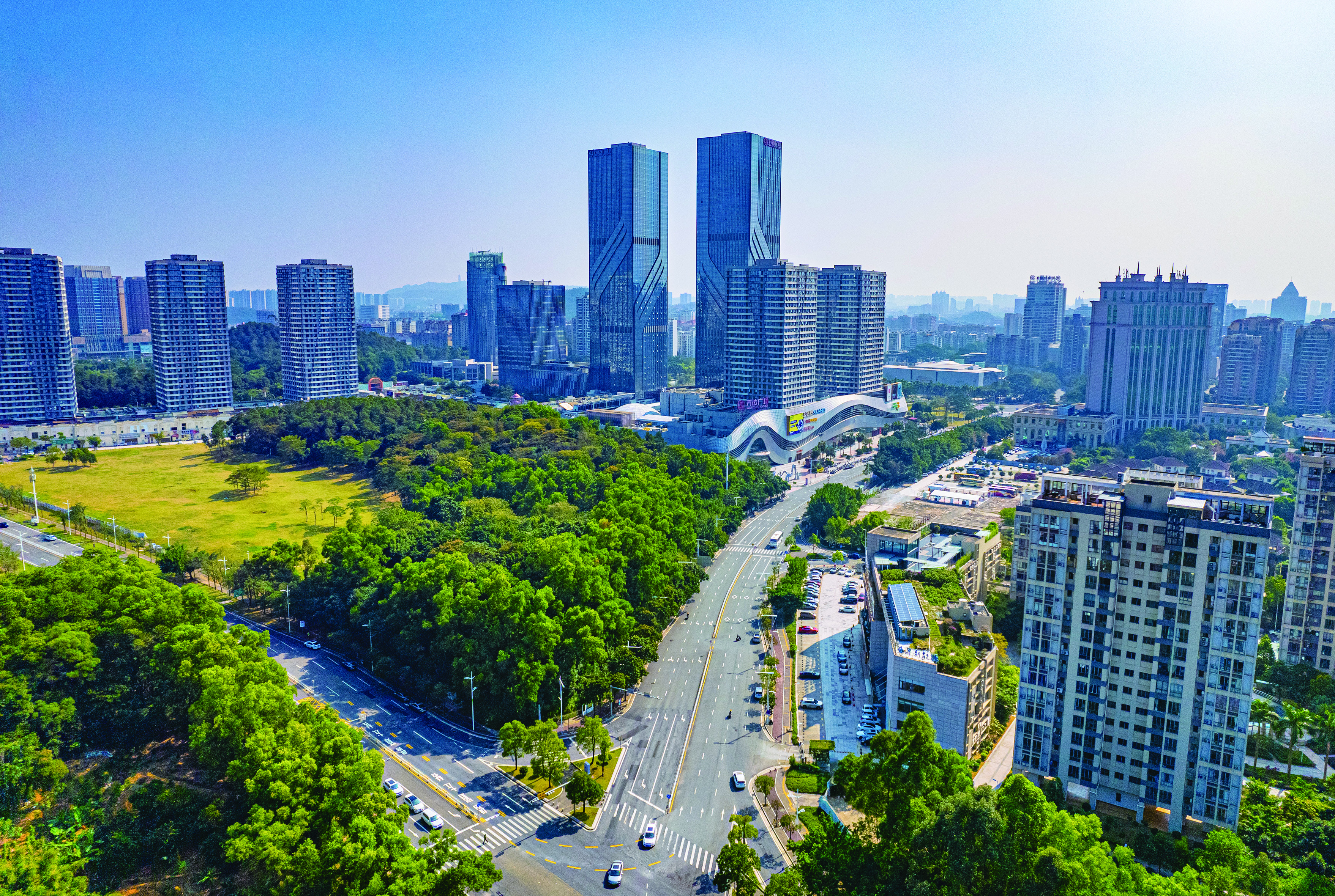 　　圖：江門航拍。