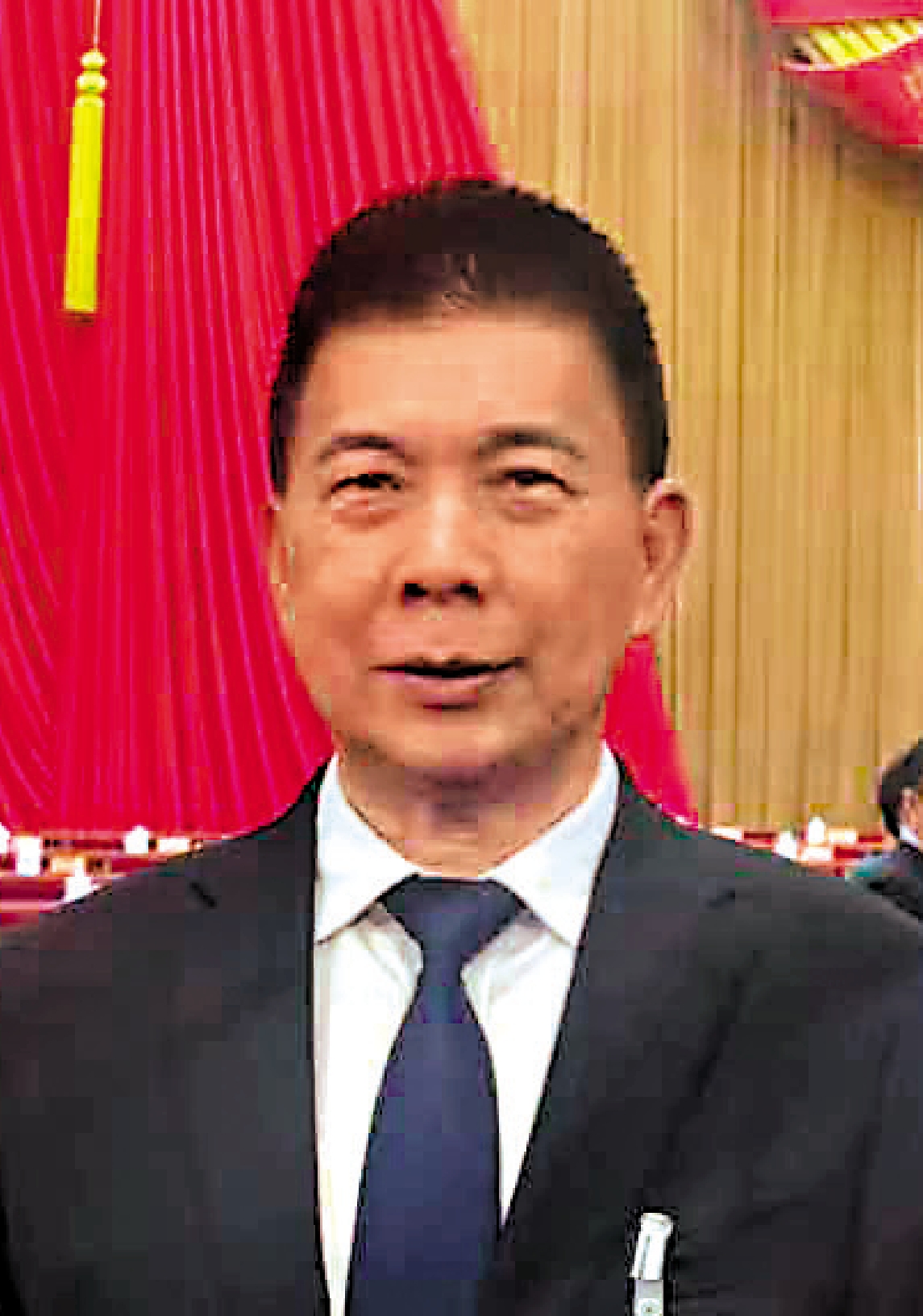 　　圖：譚錦球呼籲工商界加大在大灣區的投資力度。