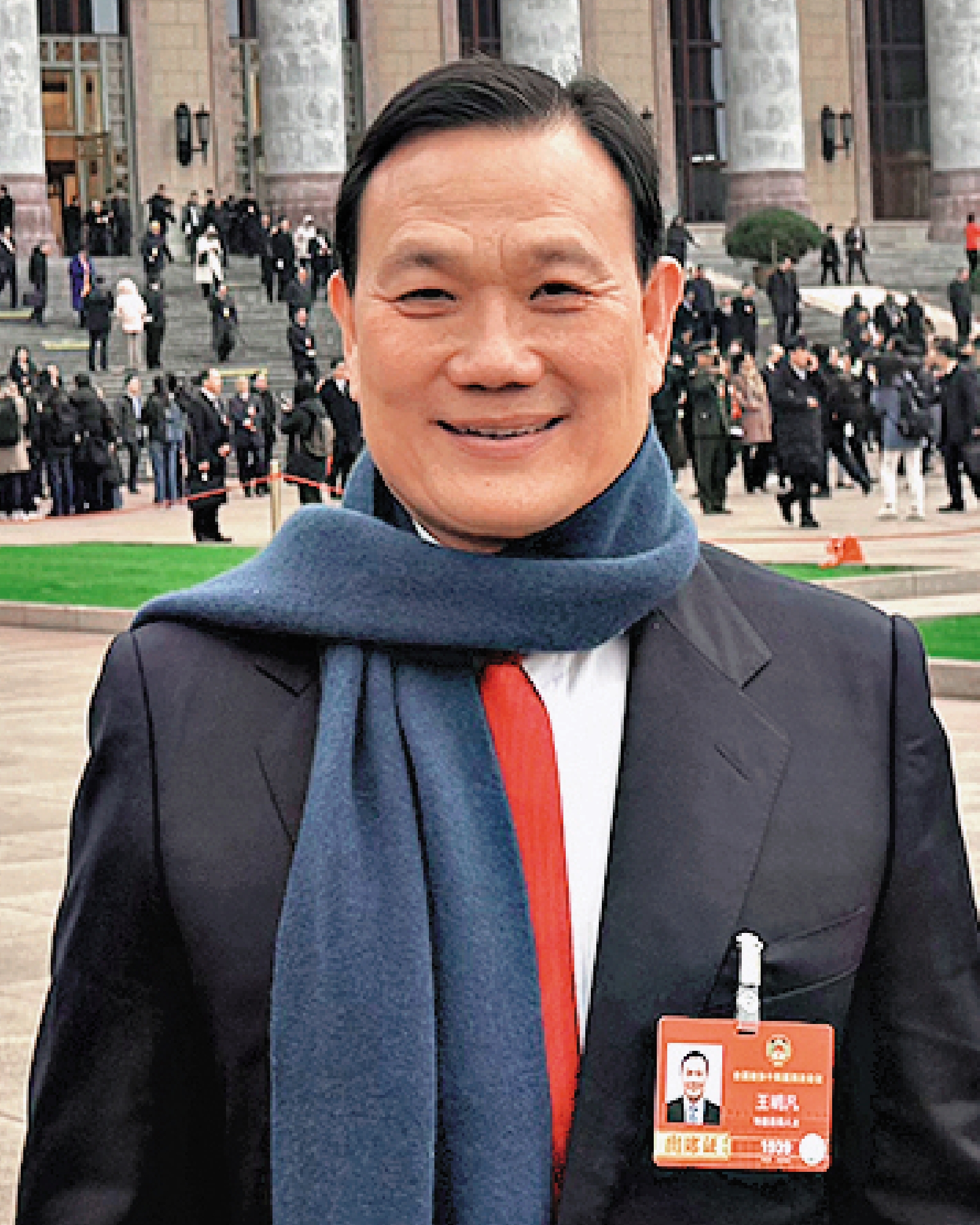 　　圖：港區全國政協委員、香港深圳社團總會主席王明凡。\大公報記者郭若溪攝