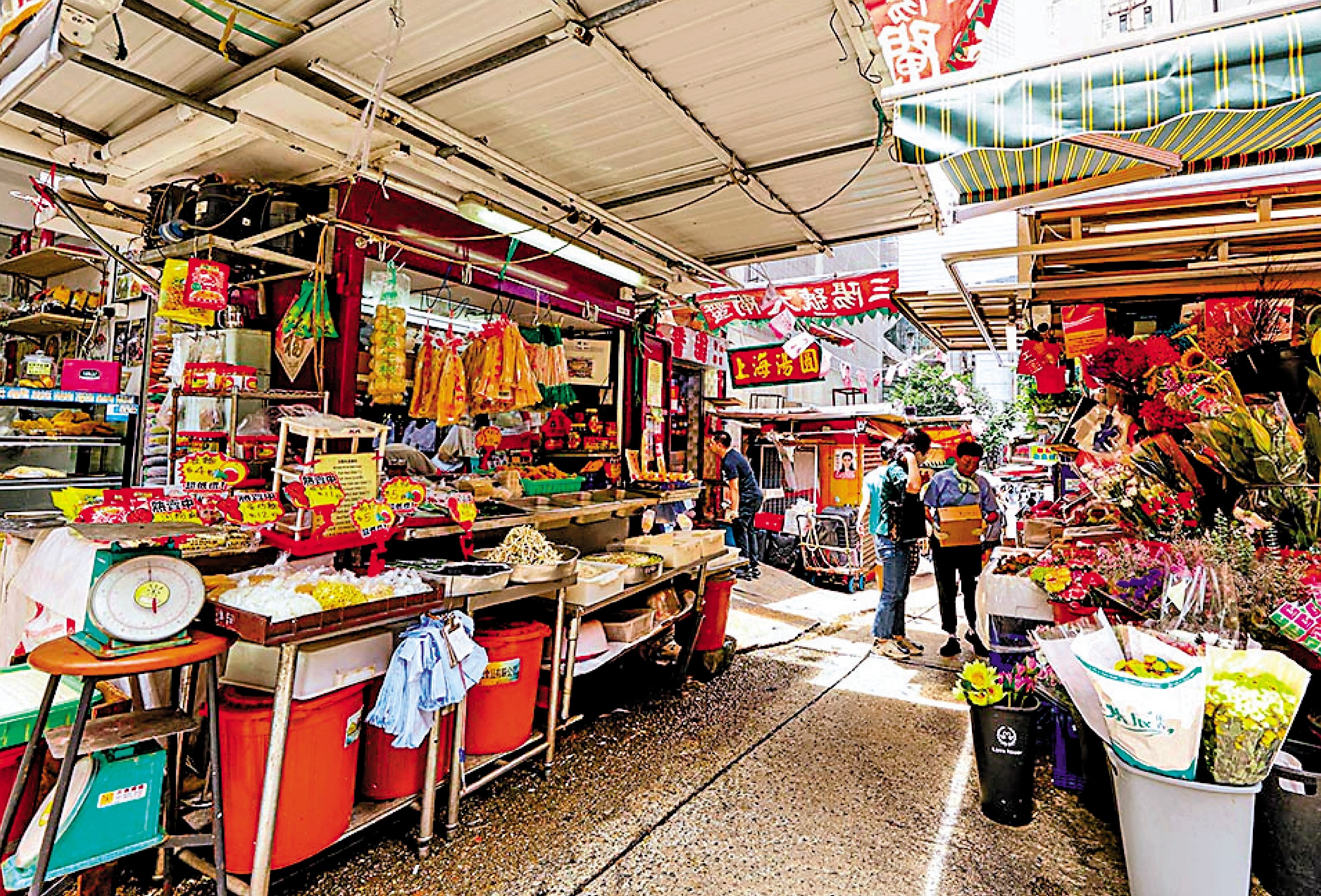 　　圖：香港嘉咸街街市。