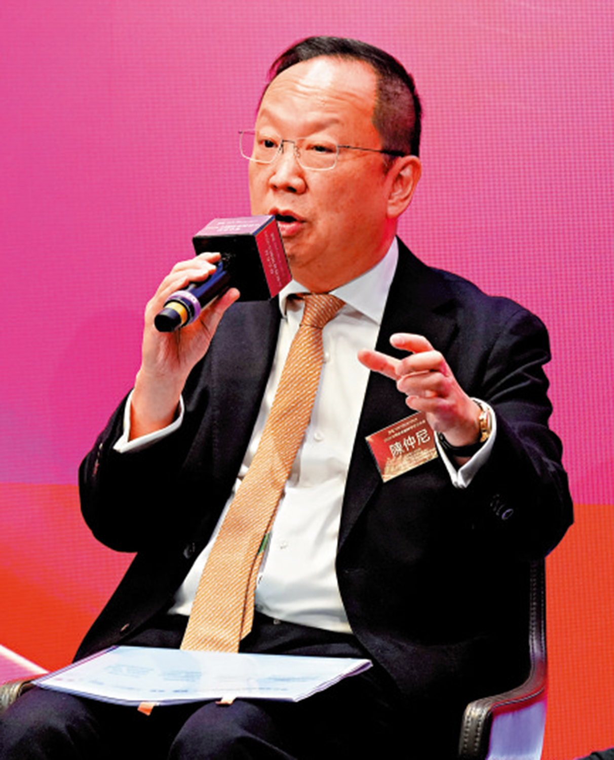 　　圖：陳仲尼認為，「黃金通」可為企業帶來機遇。