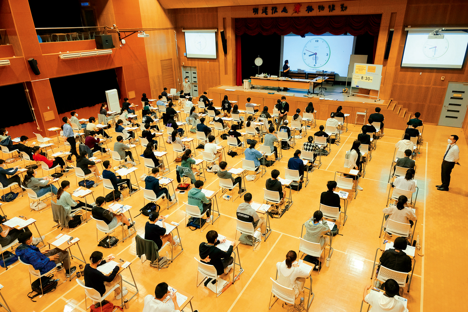 　　圖：教育局正積極開展國際版DSE的研究工作。