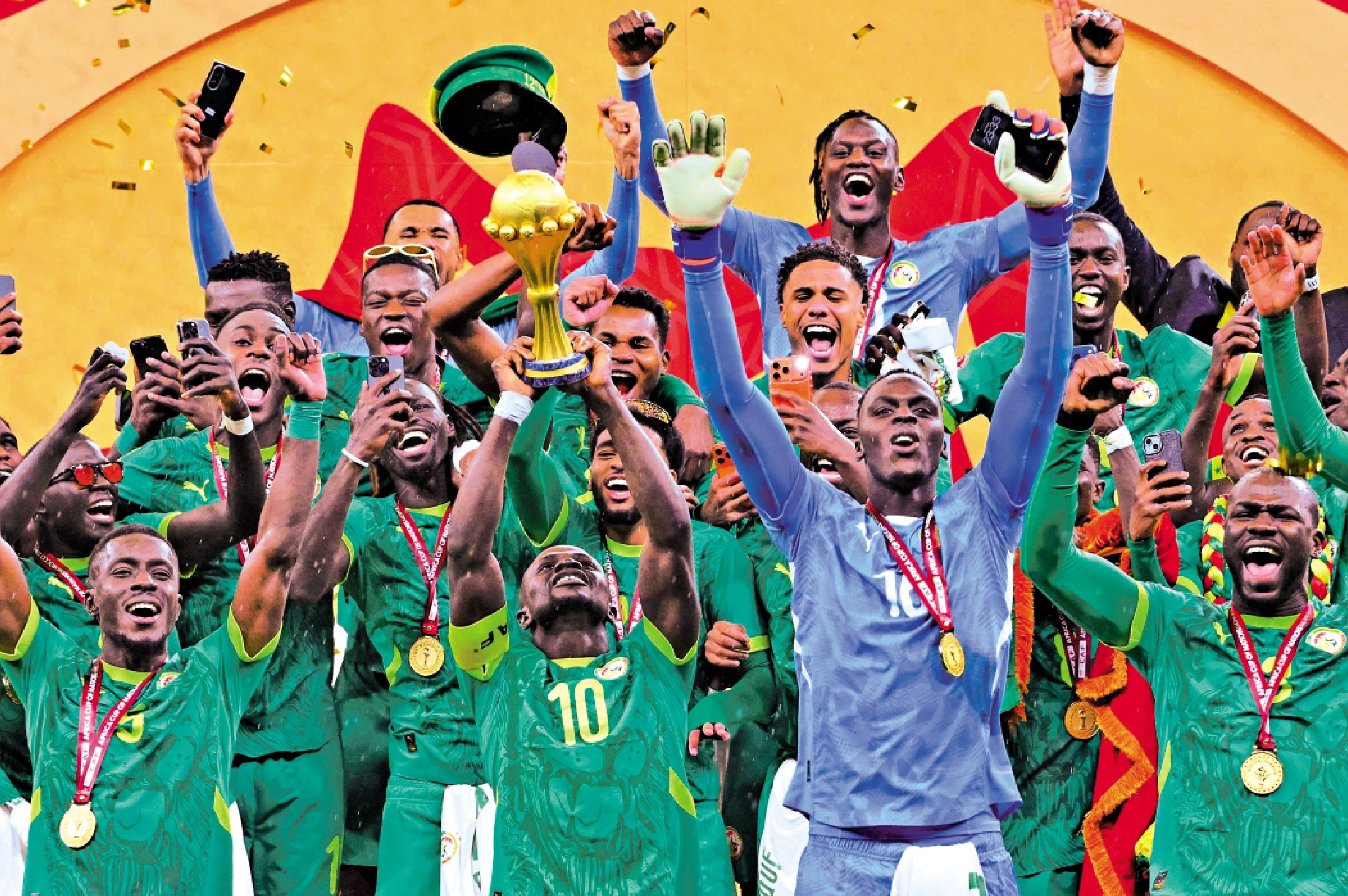 　　圖：塞內加爾隊最終空歡喜一場。 