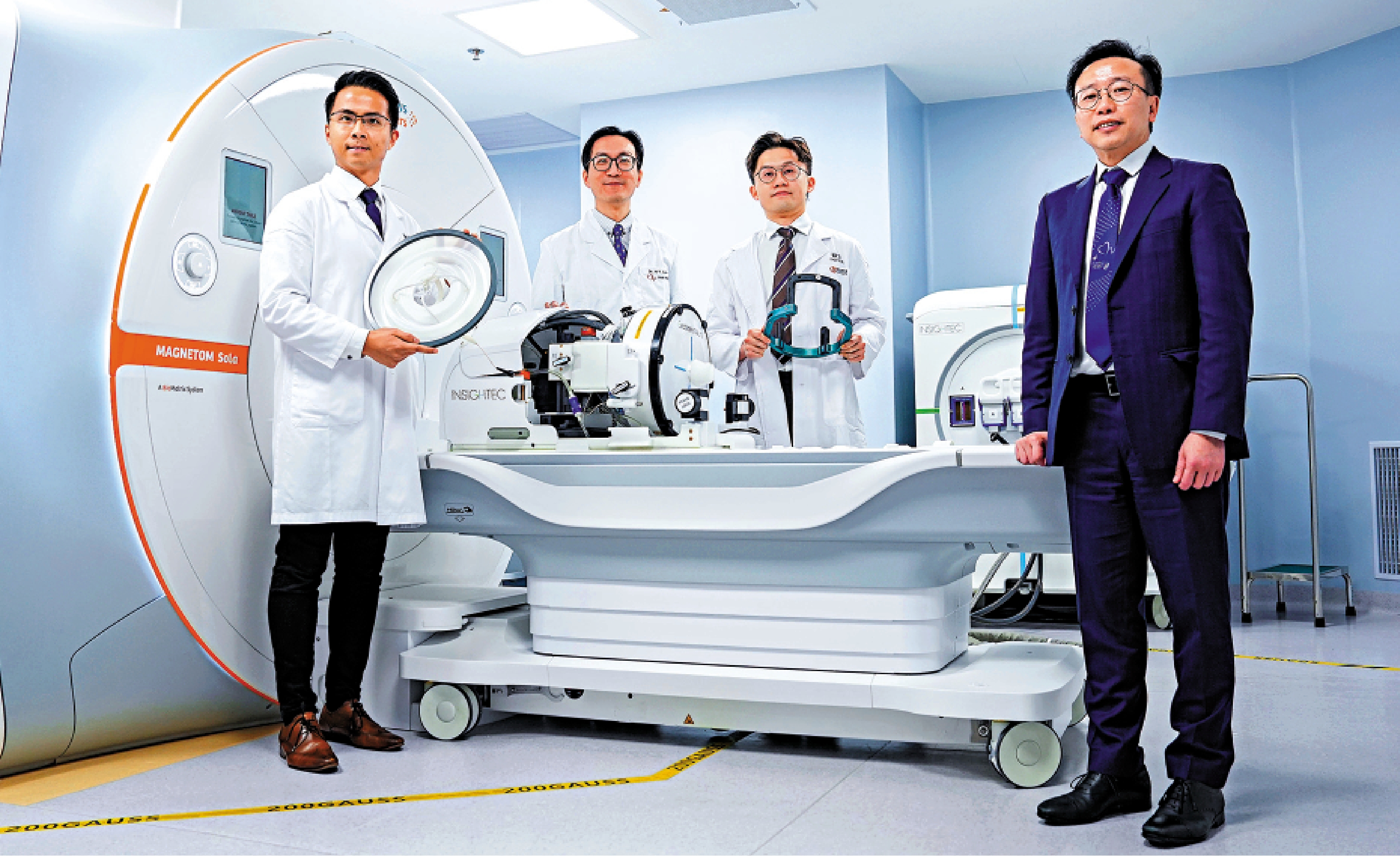 　　圖：屯門醫院計劃兩年內為40名柏金遜症患者提供「磁波刀」治療。