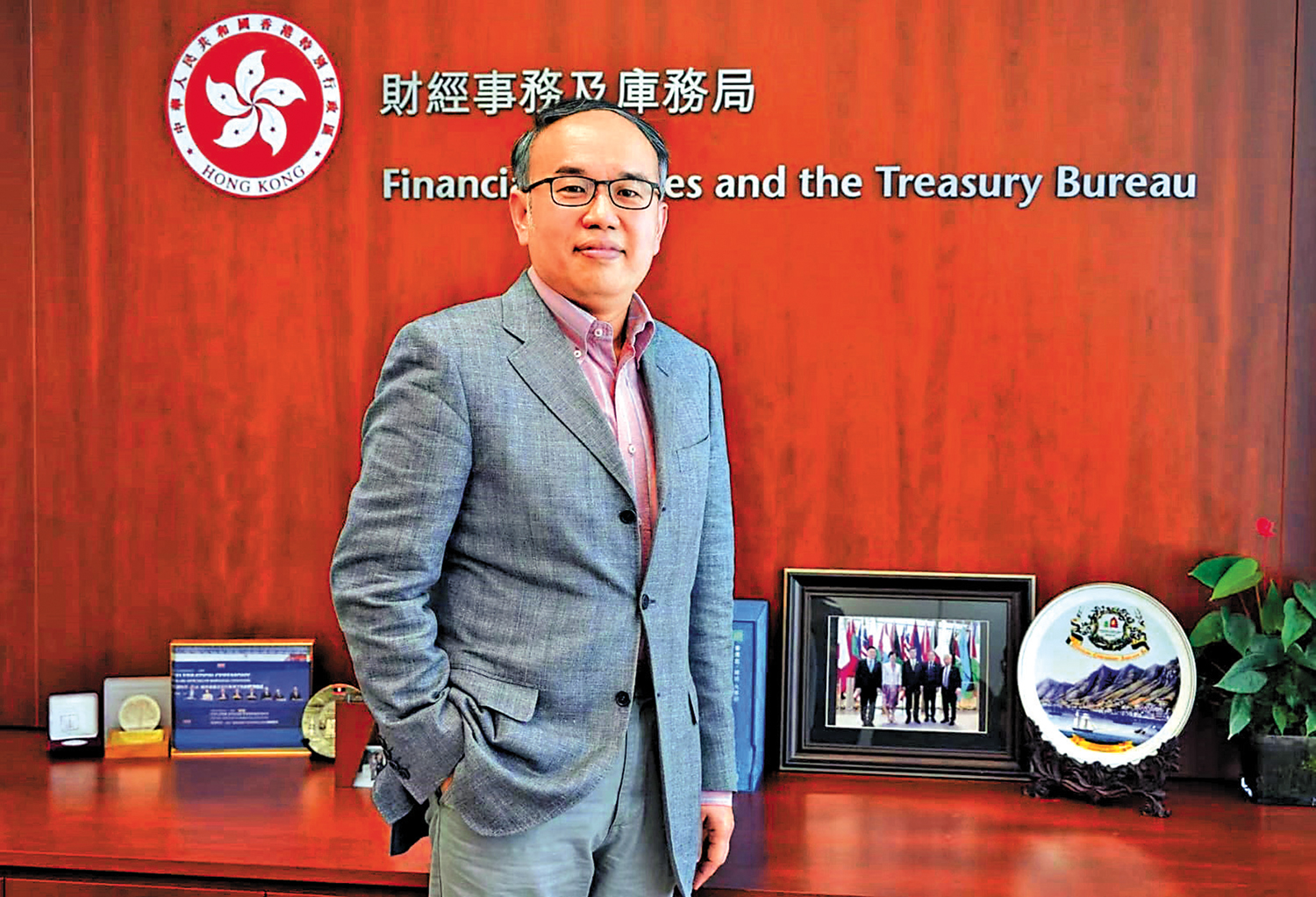 　　圖：許正宇表示，高質量發展與高水平安全是相互促進。