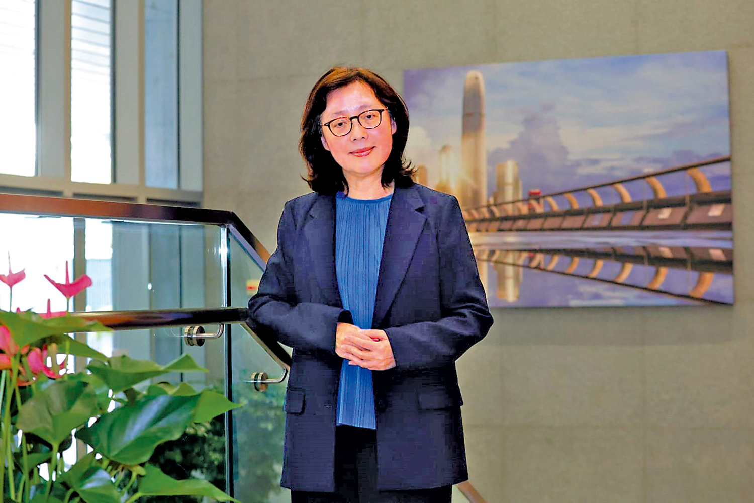 　　圖：甯漢豪強調，香港有了國家安全的保障，北部都會區計劃能夠順利開展。