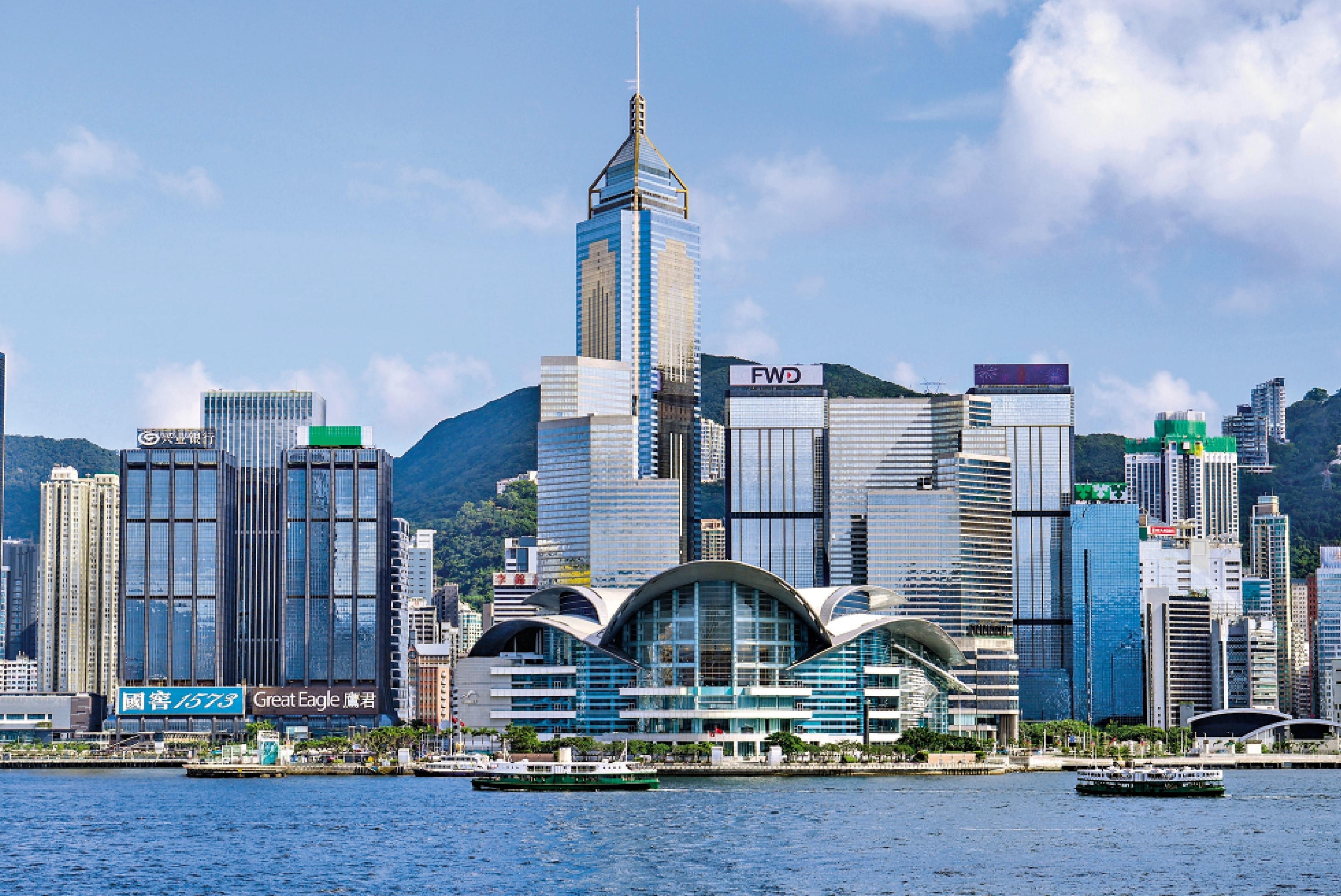 　　圖：《全球金融中心指數》報告顯示，香港在金融中心排名位列全球第三、亞太區第一。