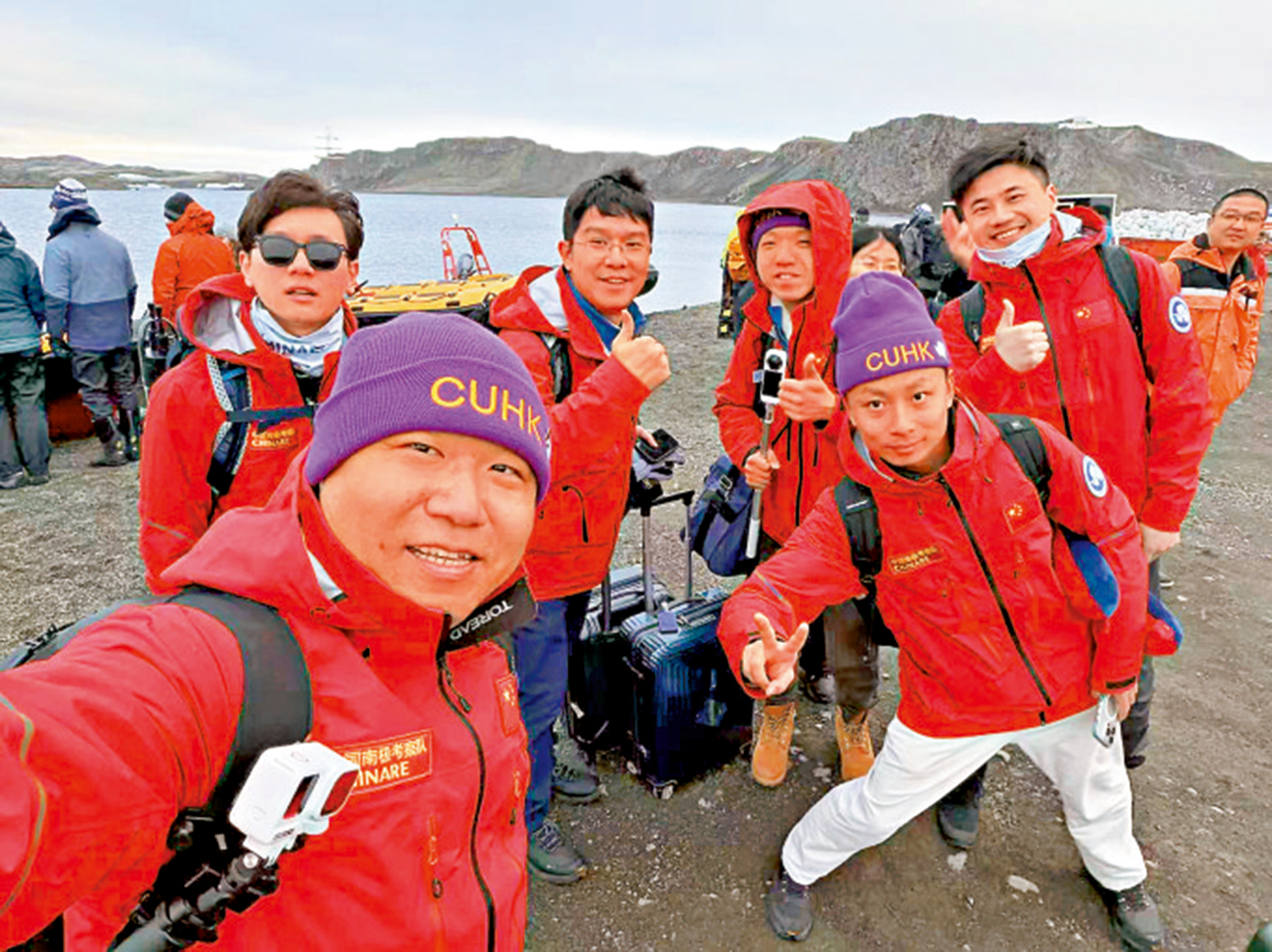 　　圖：香港科學家參與極地考察之旅。\中大供圖