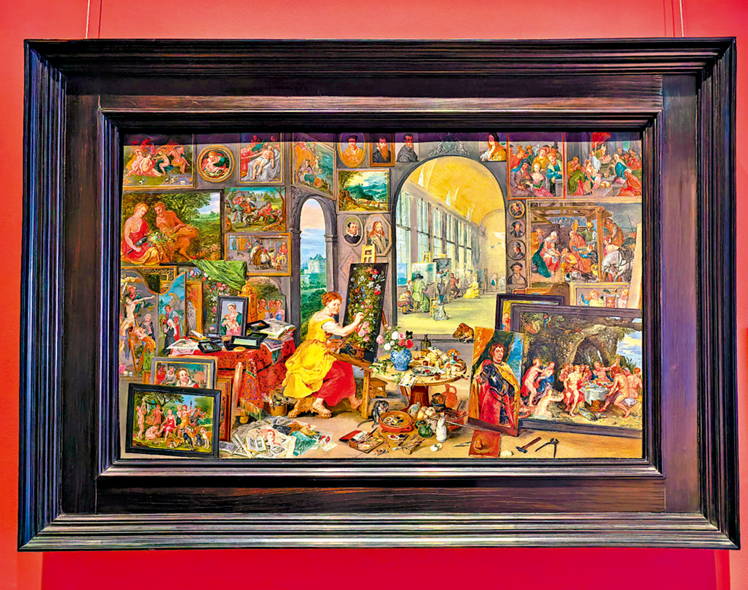 　　圖：小揚·勃魯蓋爾畫作《繪畫的寓言》。\作者供圖