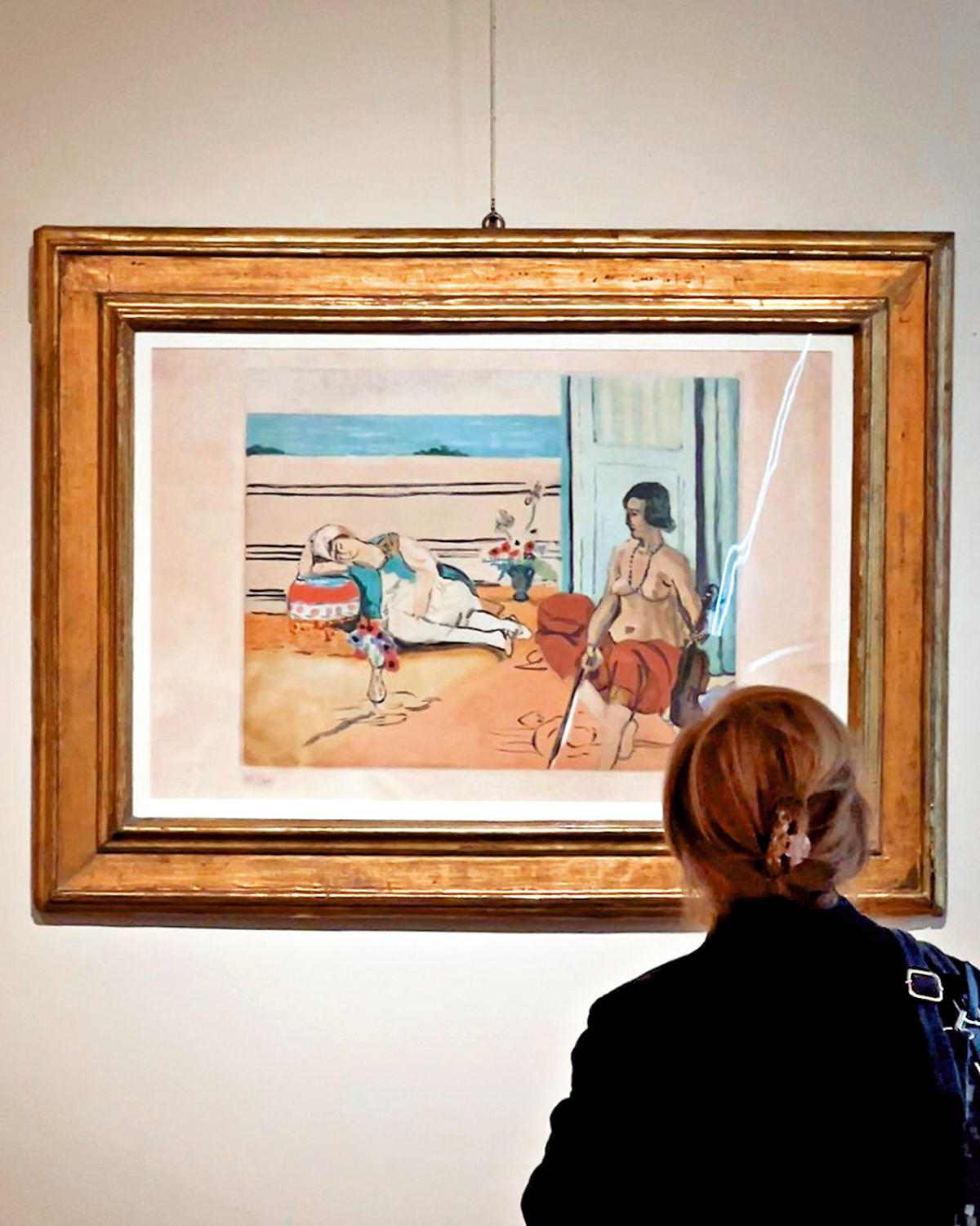 　　圖：野獸派大師馬蒂斯作品《陽台上的宮女》。\網絡圖片