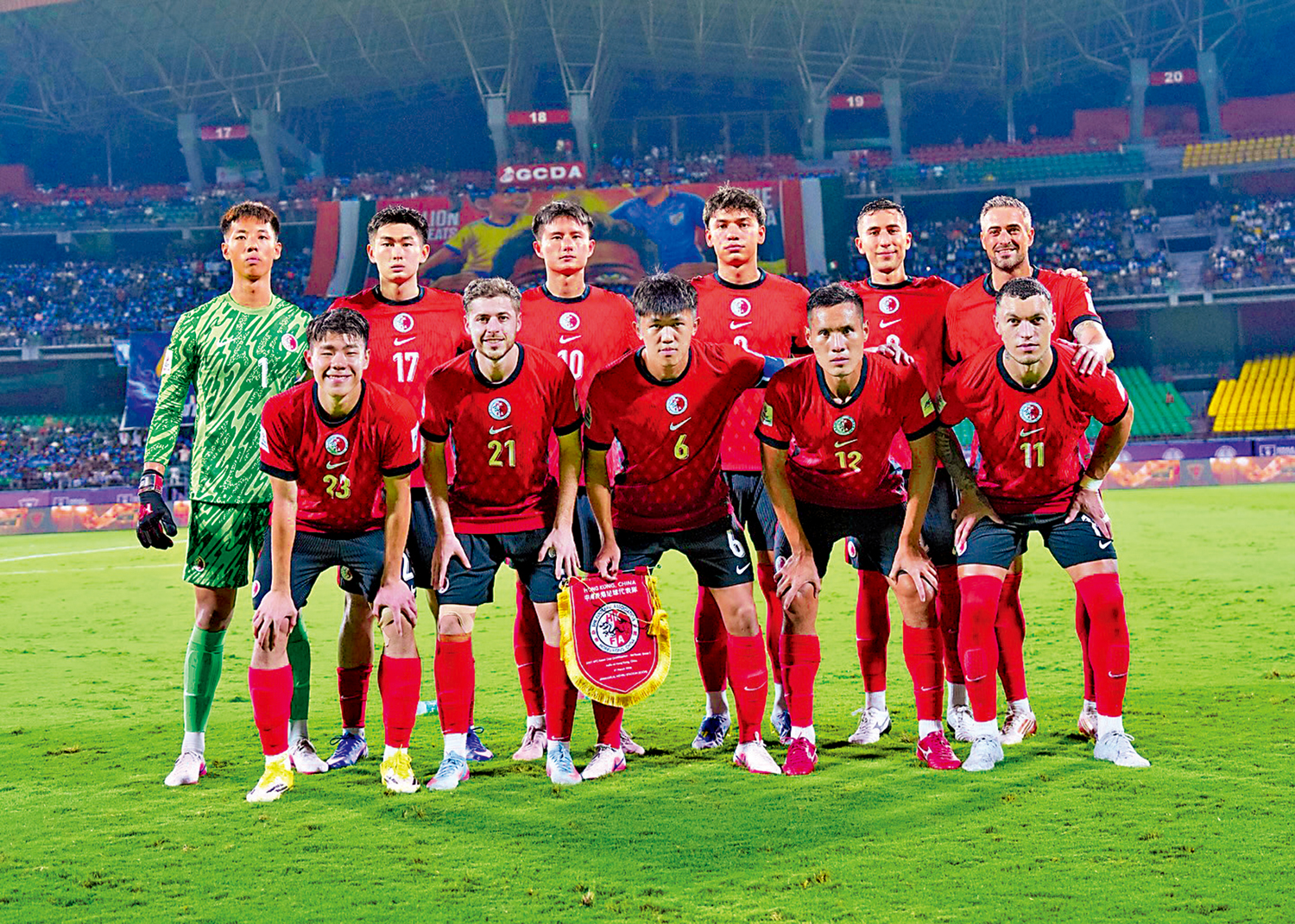 　　圖：港足在亞盃外第3圈C組錄得2勝2和2負，以次名完賽。