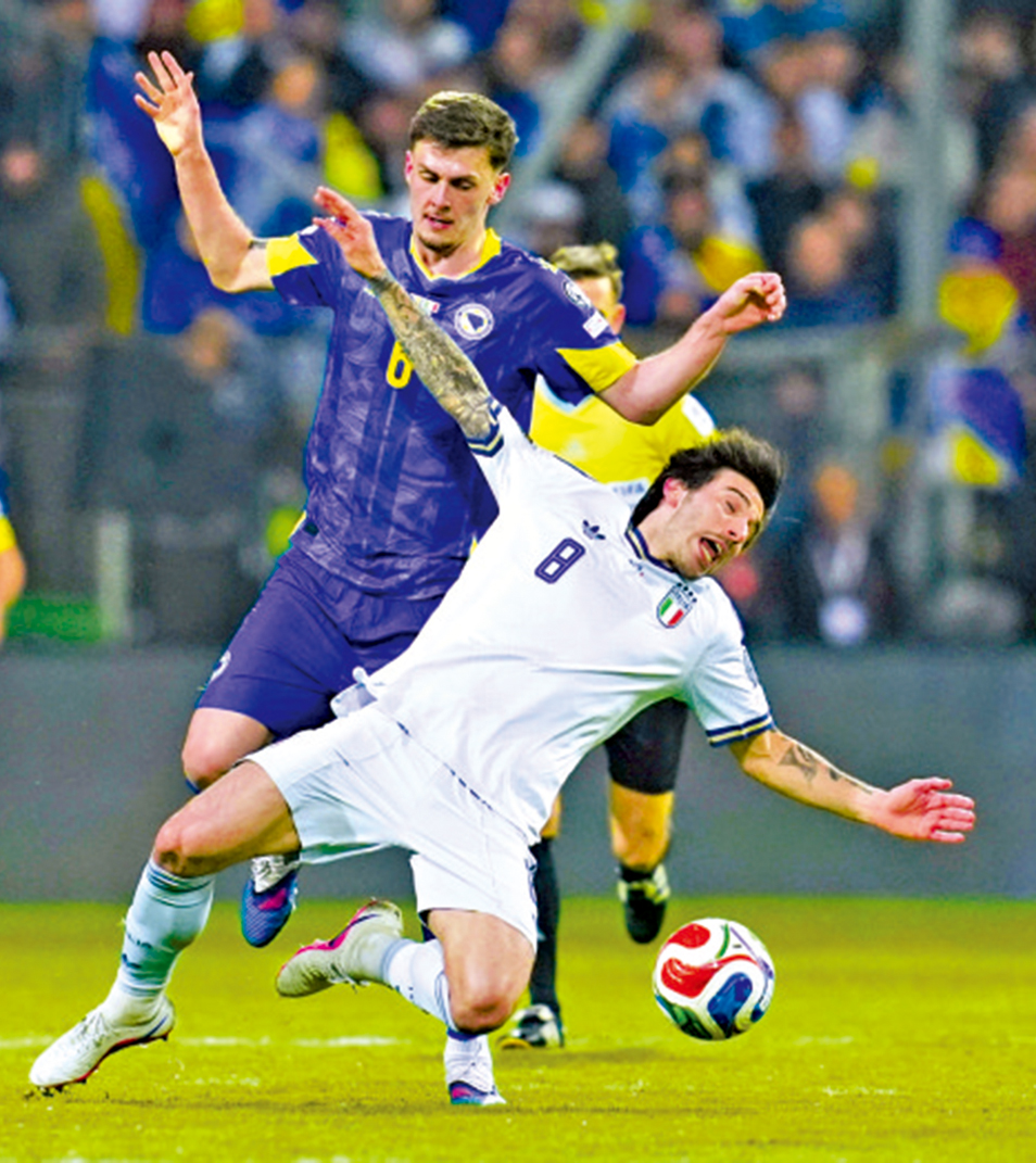 　　圖：東拿利（右）是目前意大利中前場水準最接近世界級的球星。\路透社