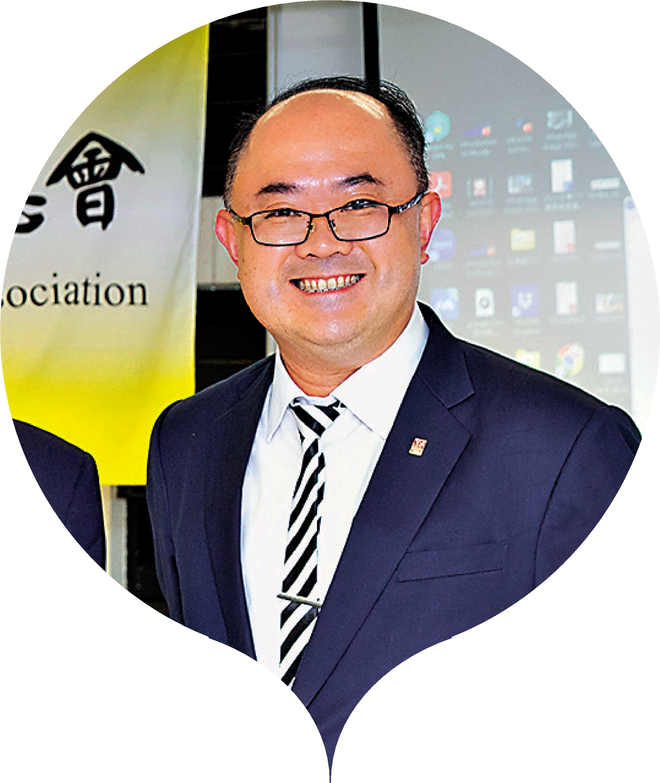 　　圖：陳志華表示，AI的應用令業界人力資源成本大為下降。