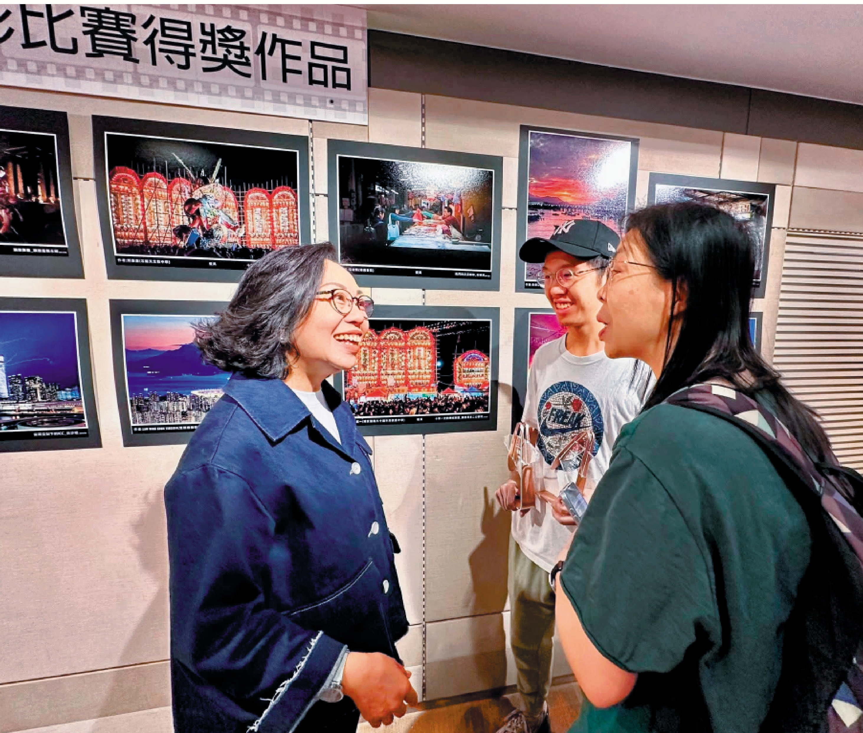 　　圖：麥美娟昨出席中學生攝影比賽頒獎禮。