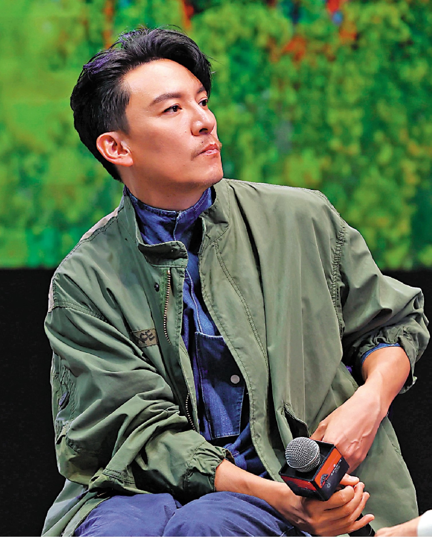 　　圖：張震分享稱自己因外公而出演《江／雲·之／間》。/主辦方供圖