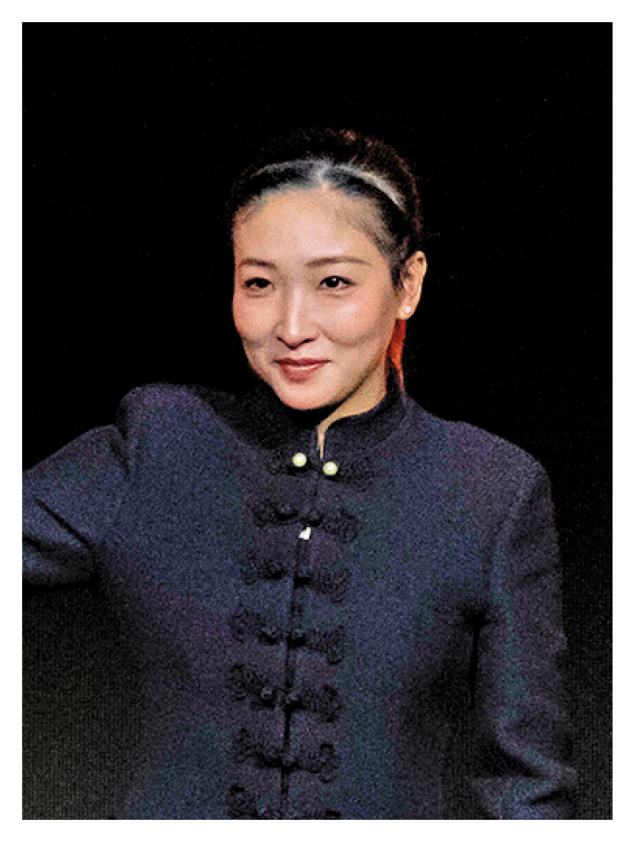 　　圖：劉詩雯擔任今屆世乒團體賽開場嘉賓。\新華社