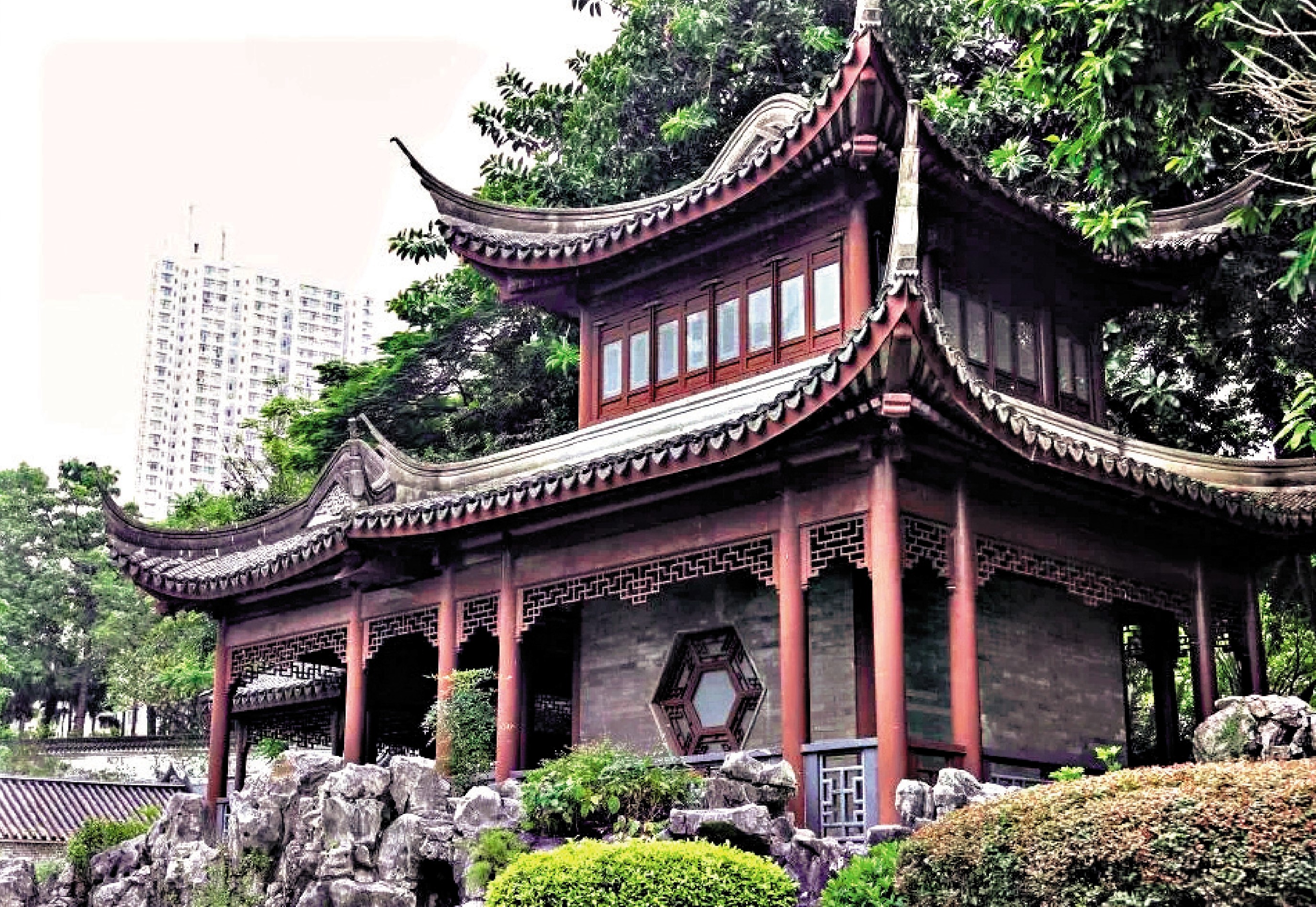 　　圖：九龍寨城公園。
