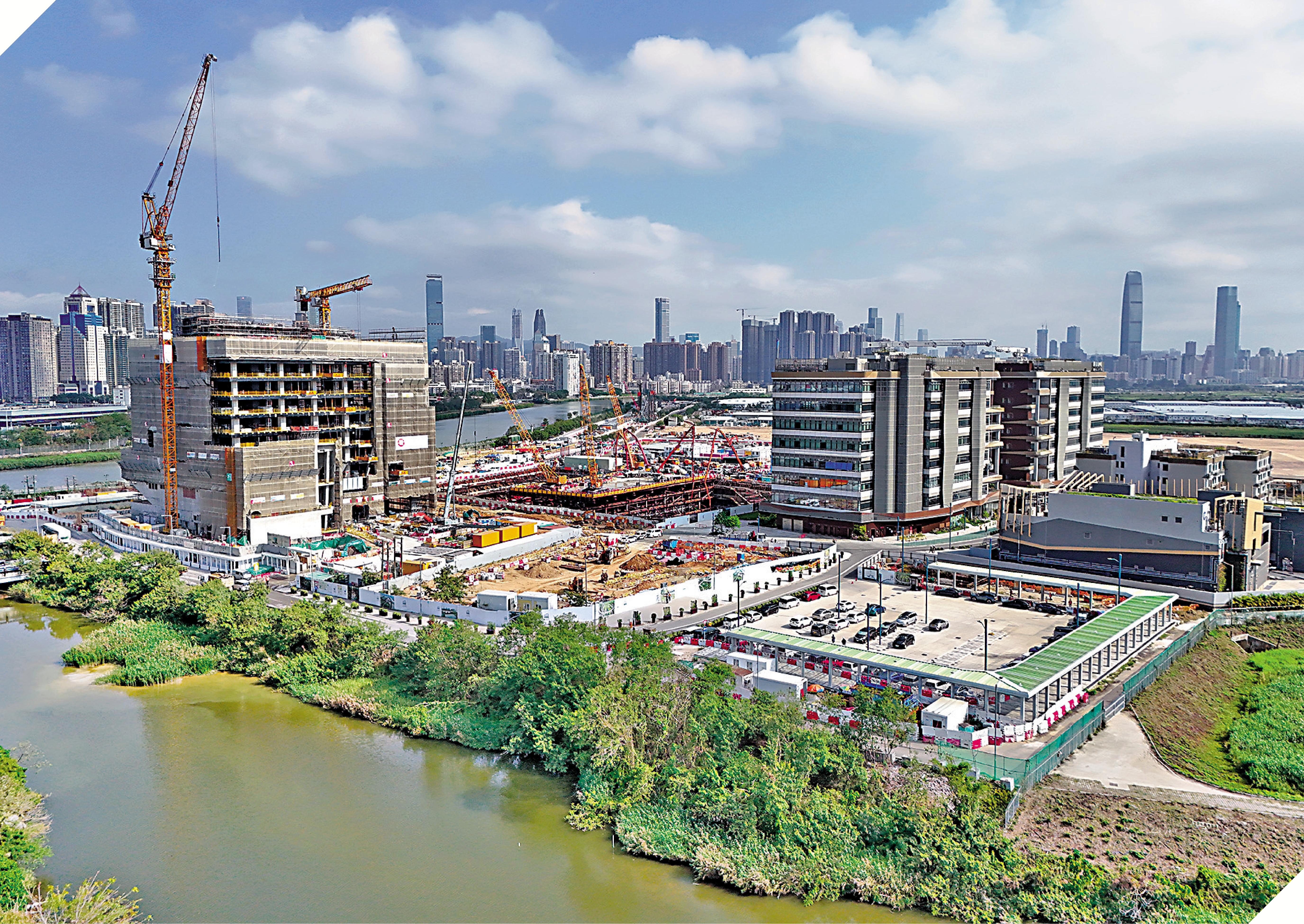 　　圖：特區政府制訂北都「優惠政策包」，助世界各地企業落戶香港。