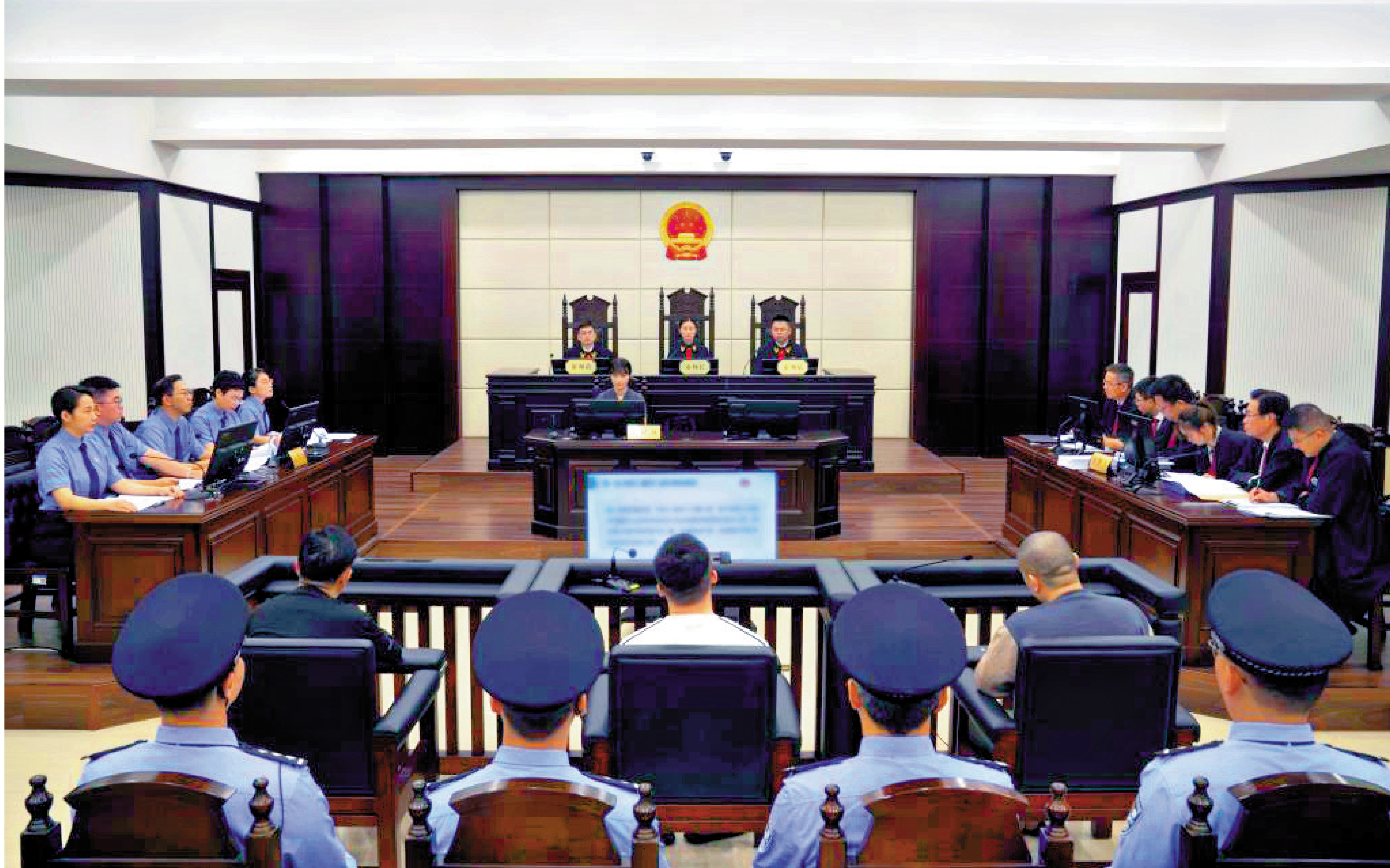 　　圖：19日至22日，緬北魏家犯罪集團主案於福建省泉州市中級人民法院一審開庭審理。